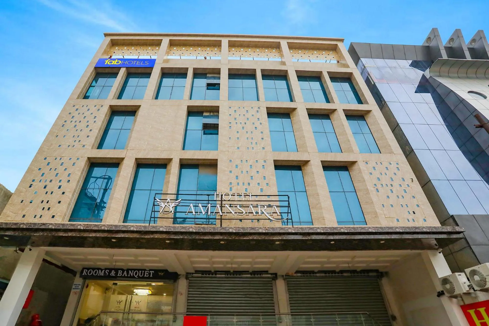 Property building in FabHotel Aman Sara