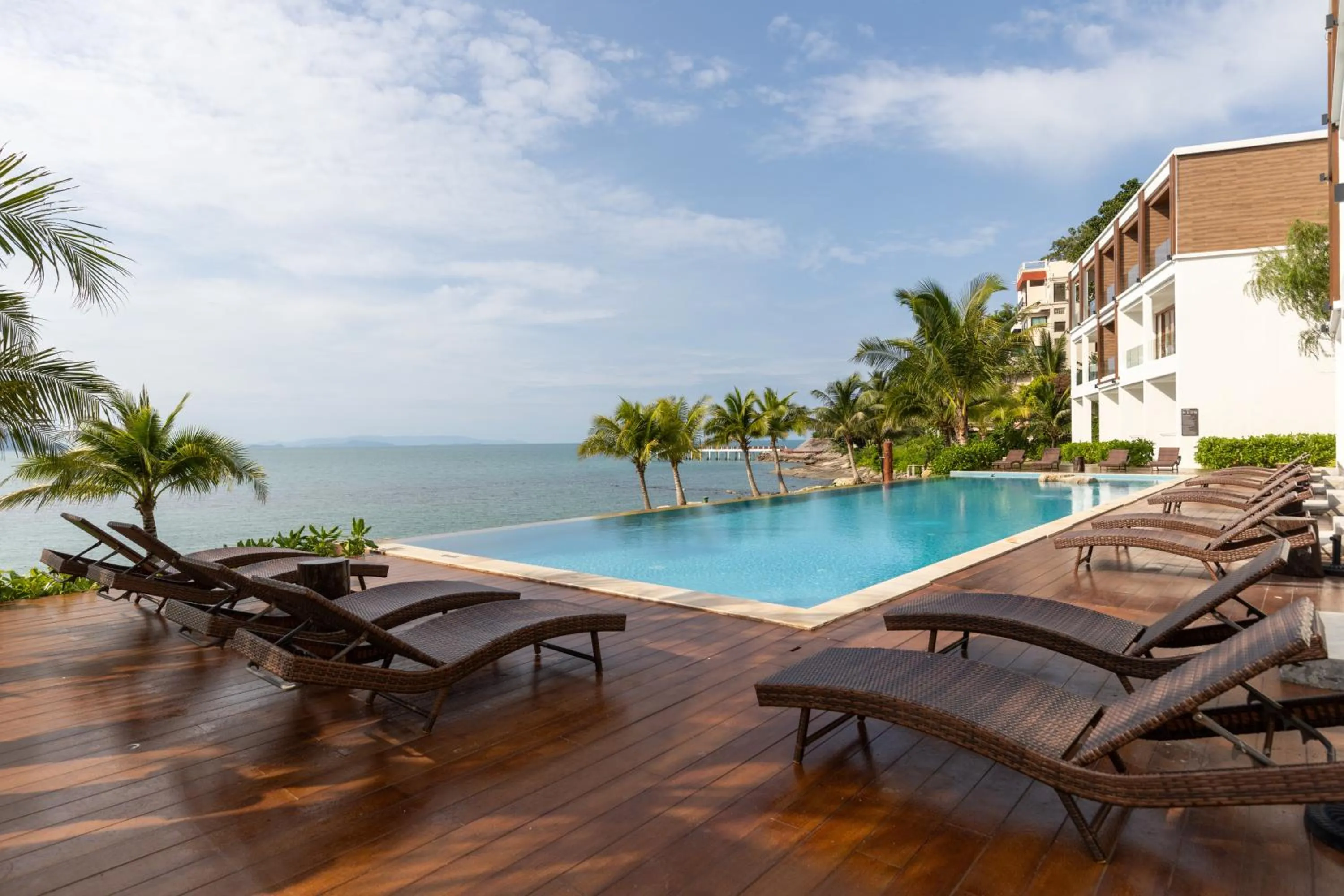 Swimming pool in X-Sea Khanom Harbor Bay Resort