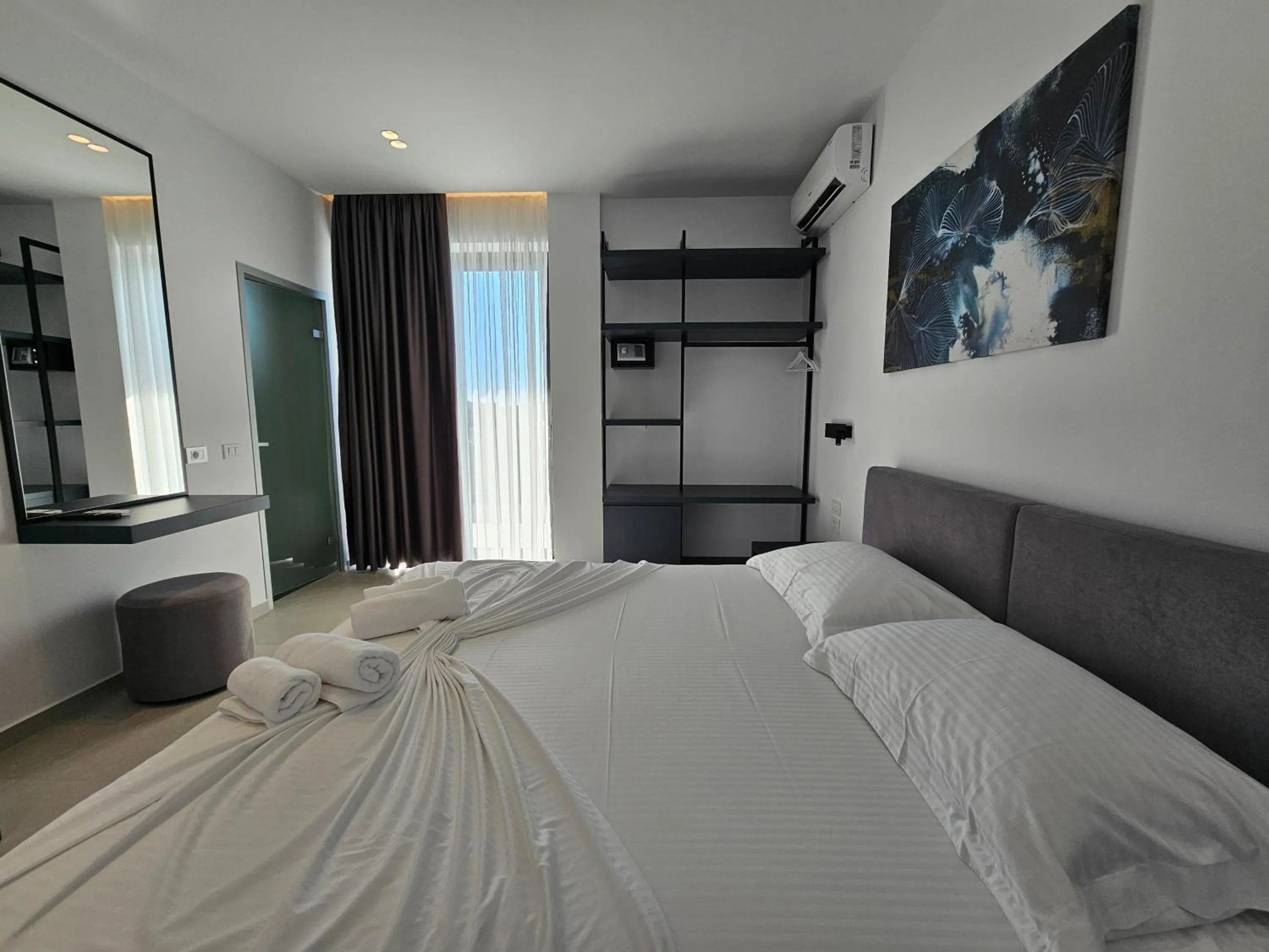 TV and multimedia, Bed in Adele Hotel Ksamil