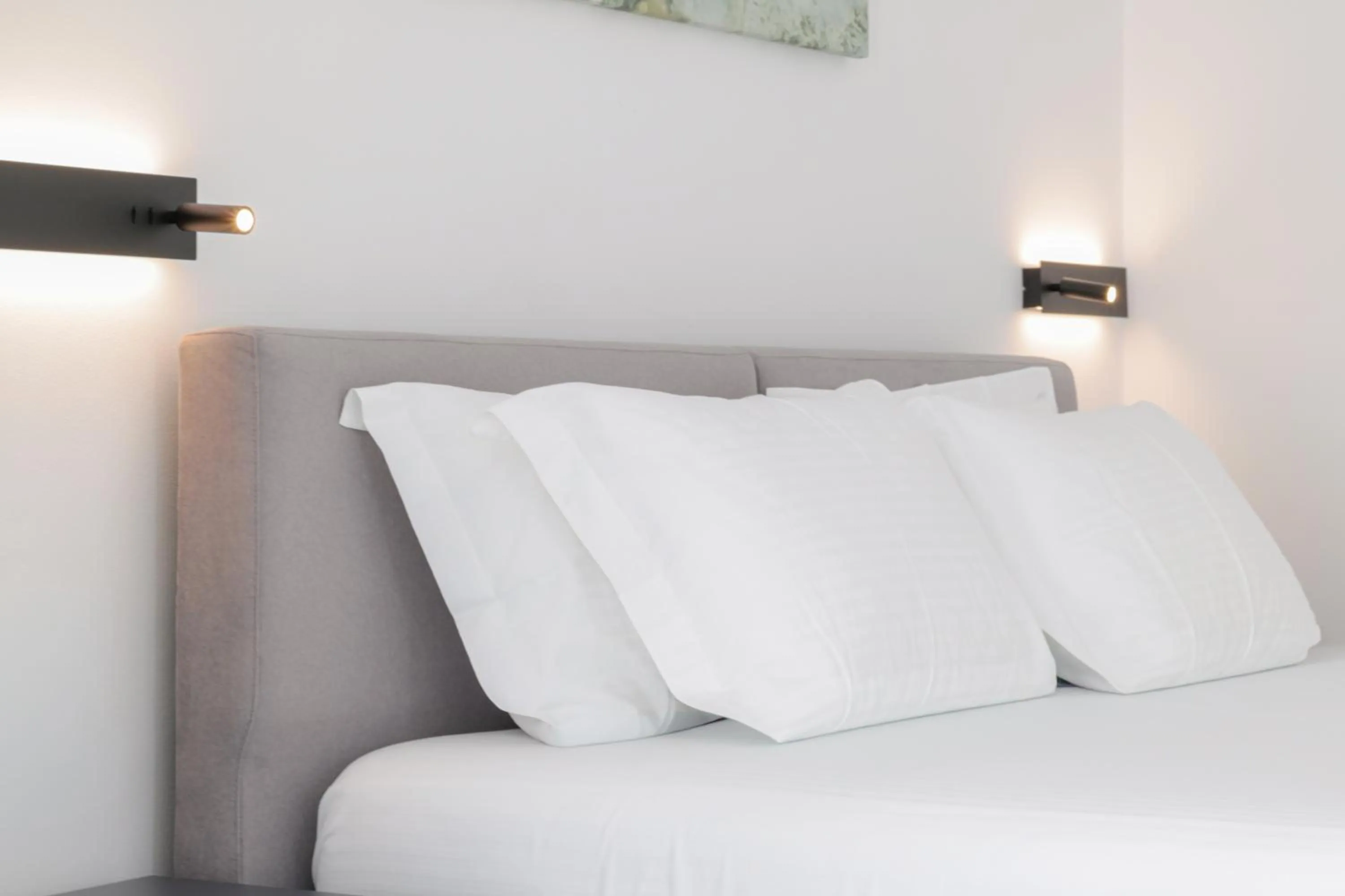 Bed in Adele Hotel Ksamil