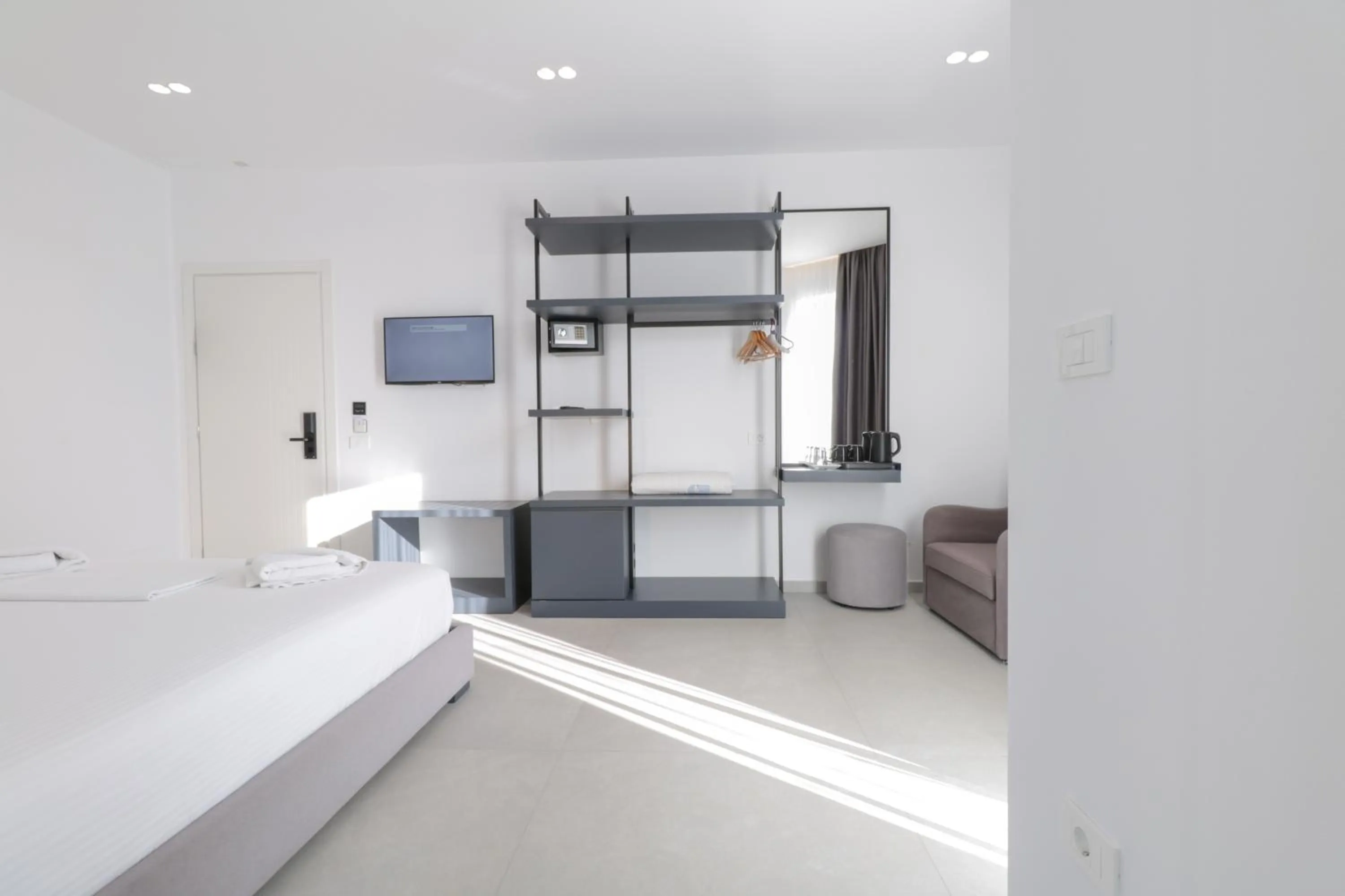 Bed in Adele Hotel Ksamil