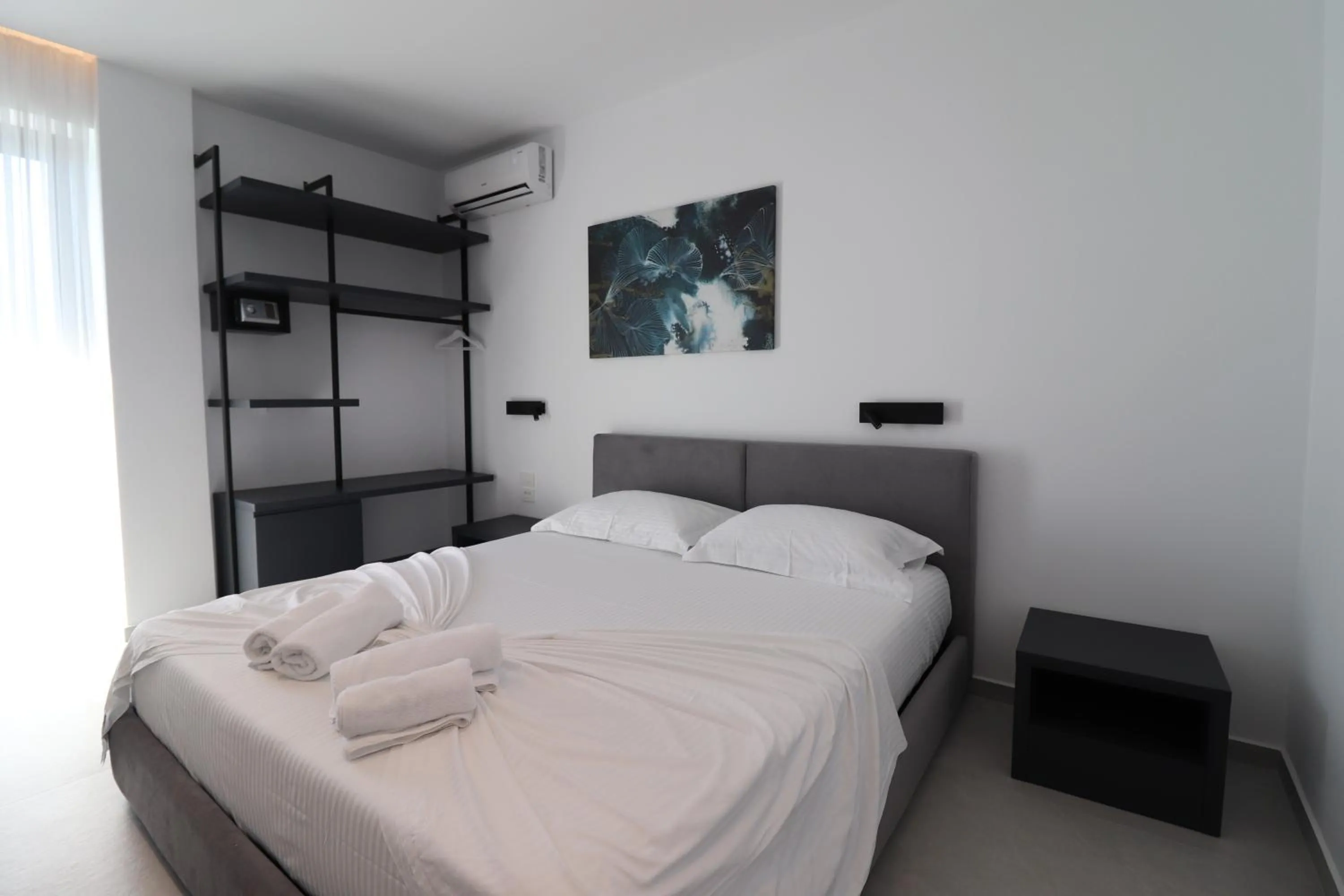 Bed in Adele Hotel Ksamil