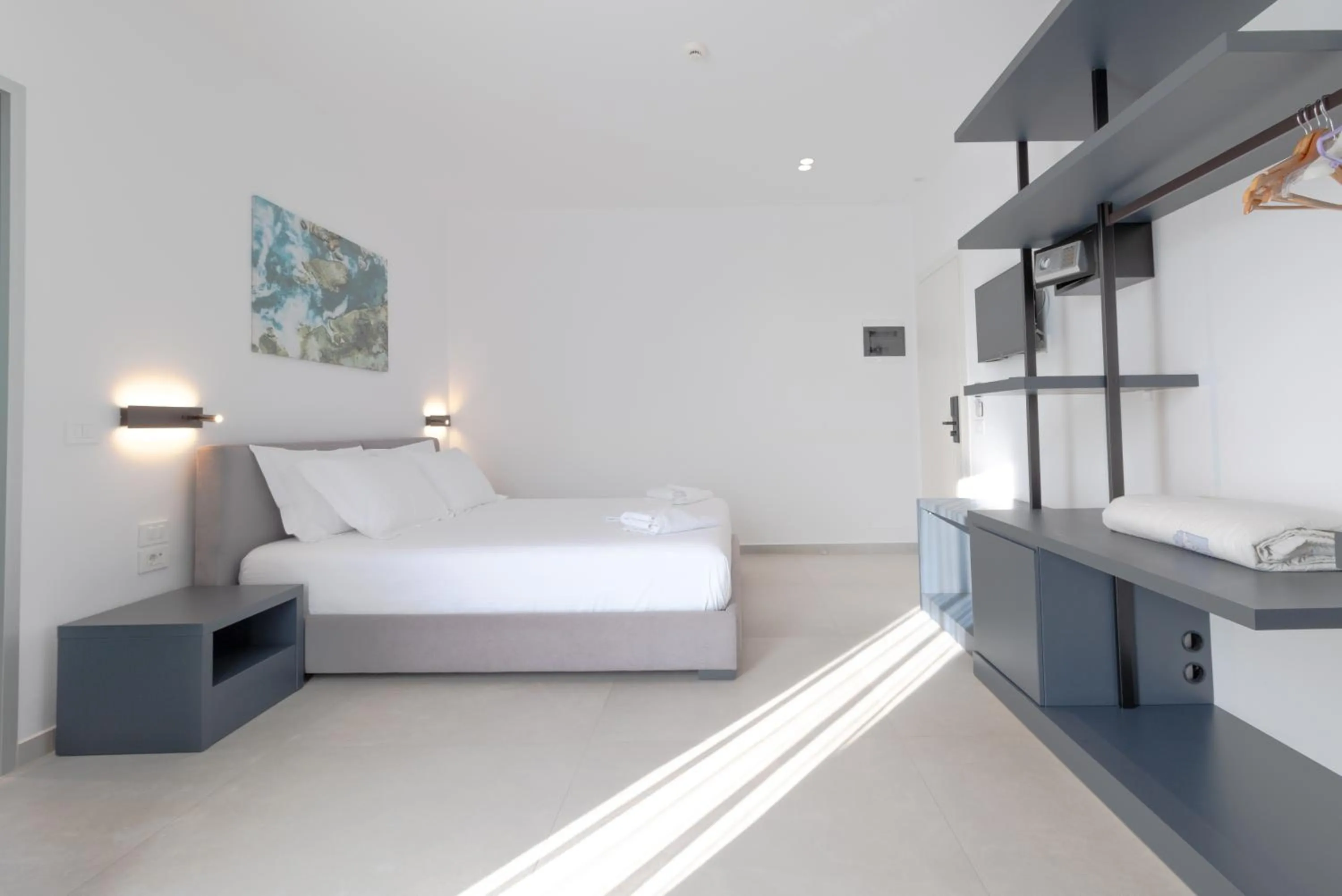 Bed in Adele Hotel Ksamil