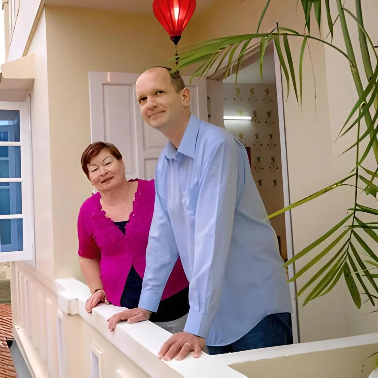 Balcony/Terrace in Cua Dai Beach Homestay