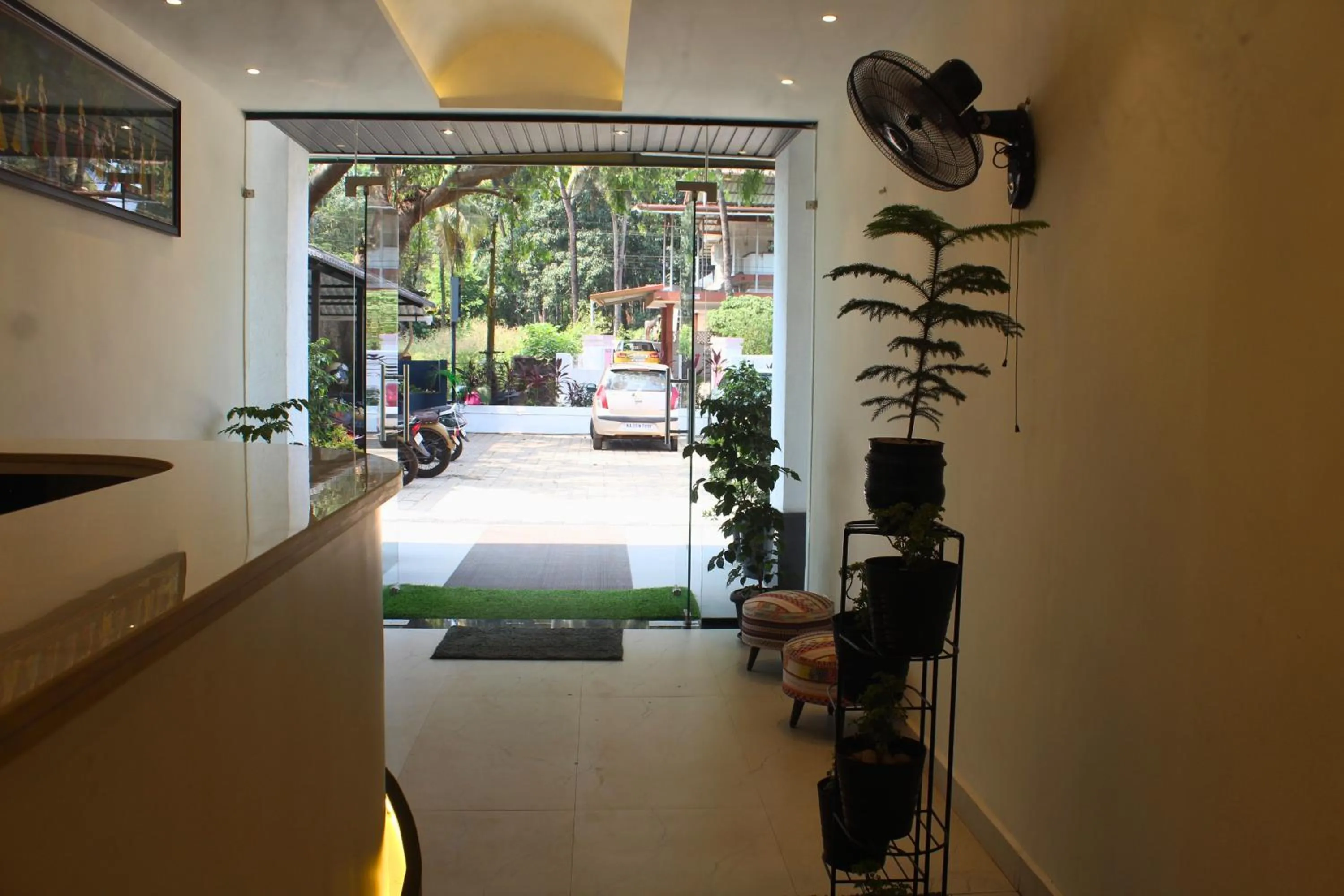 Lobby or reception in Udupi Comforts