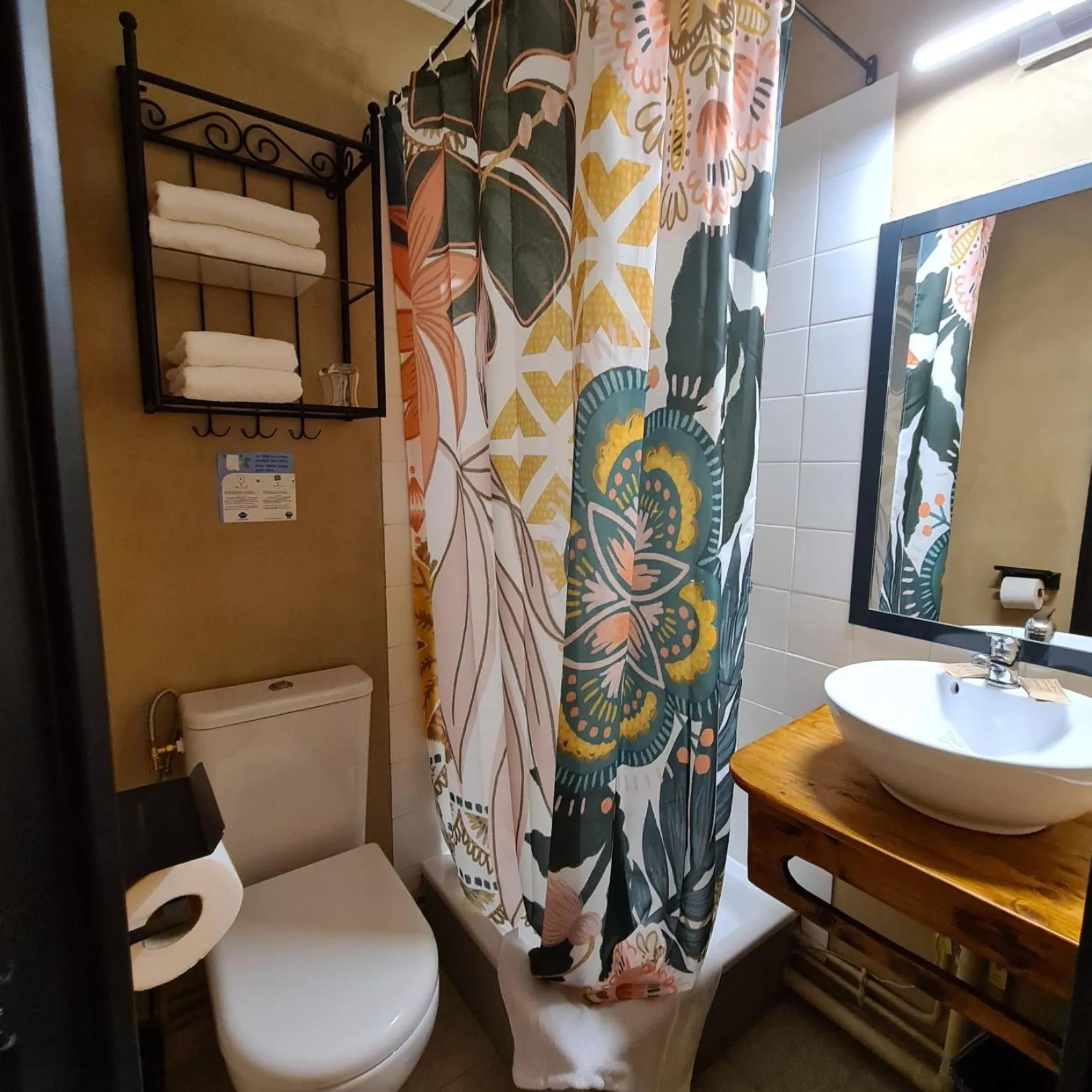 Toilet in Hôtel L'Etoile Aéroport - A61