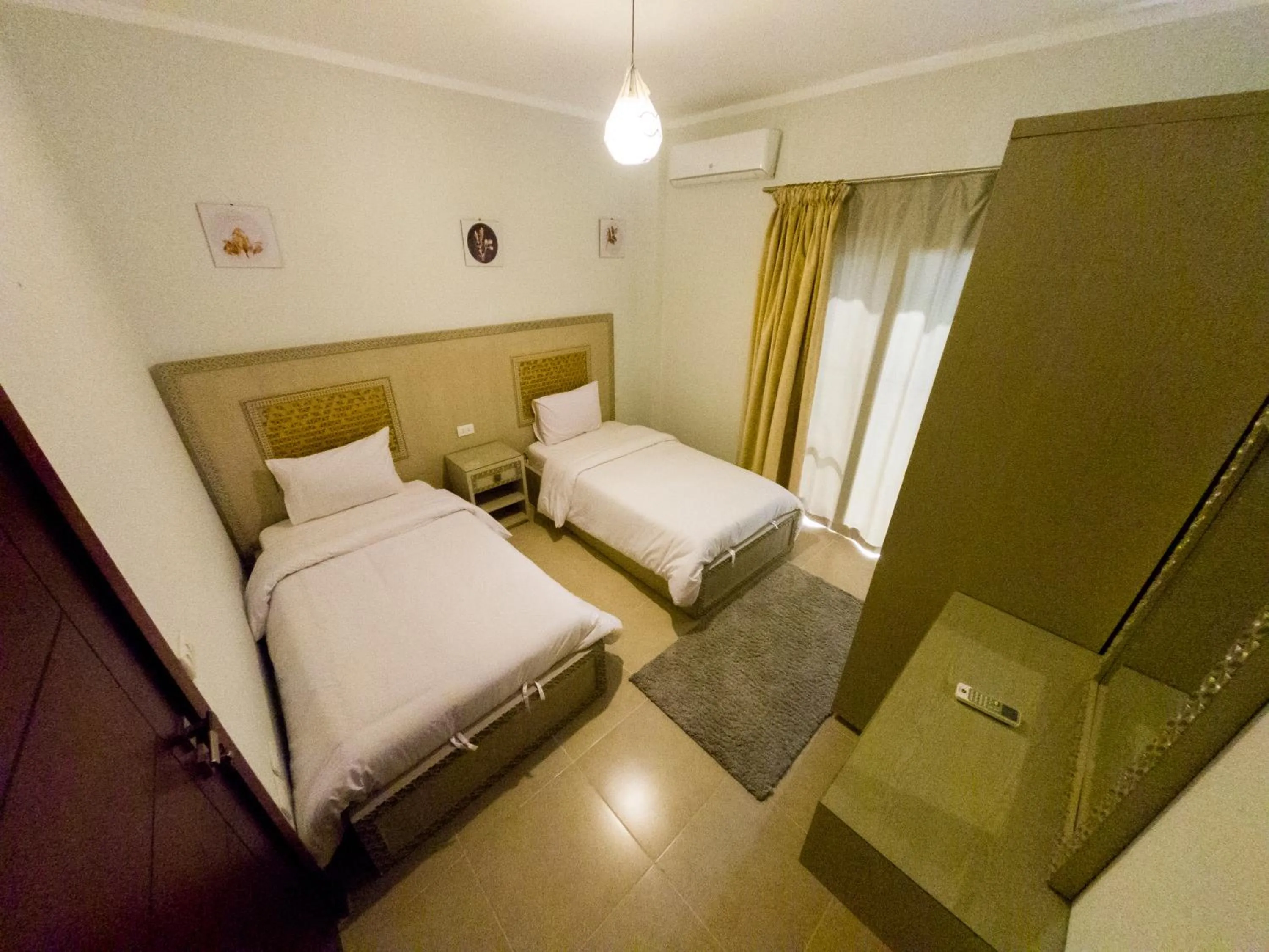 Bed in Blue Residence Dahab