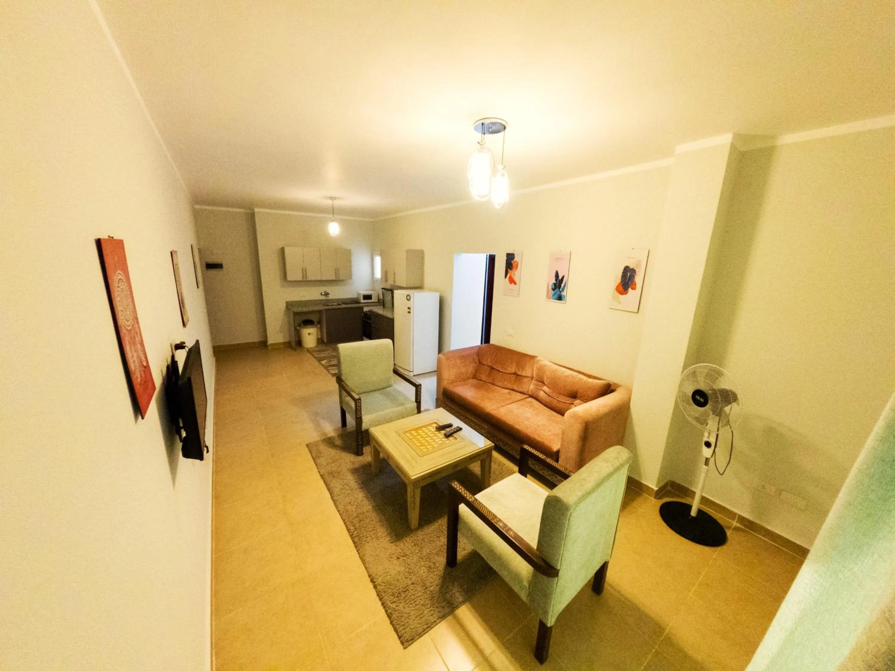 TV and multimedia, Bed in Blue Residence Dahab