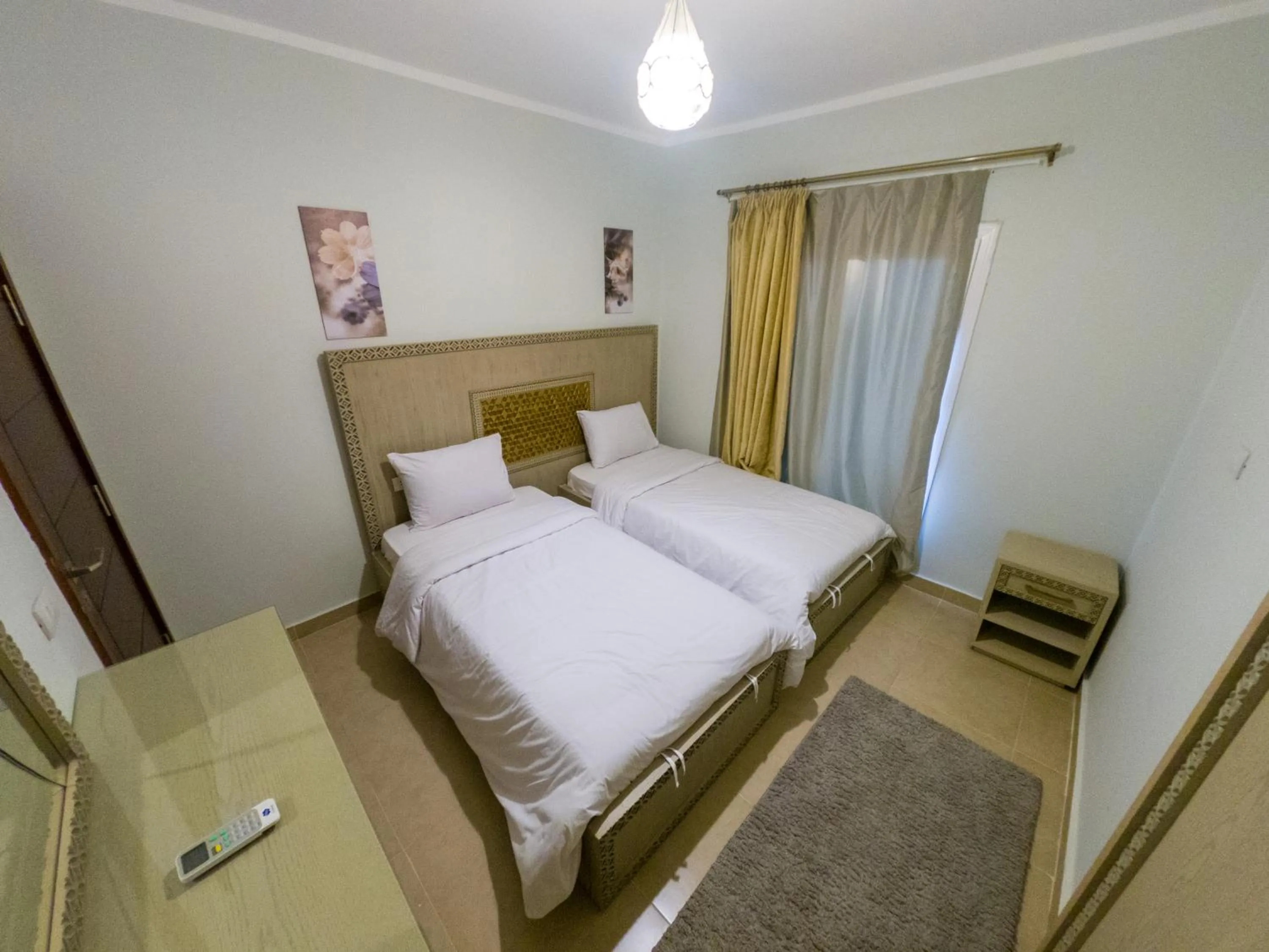 Bed in Blue Residence Dahab