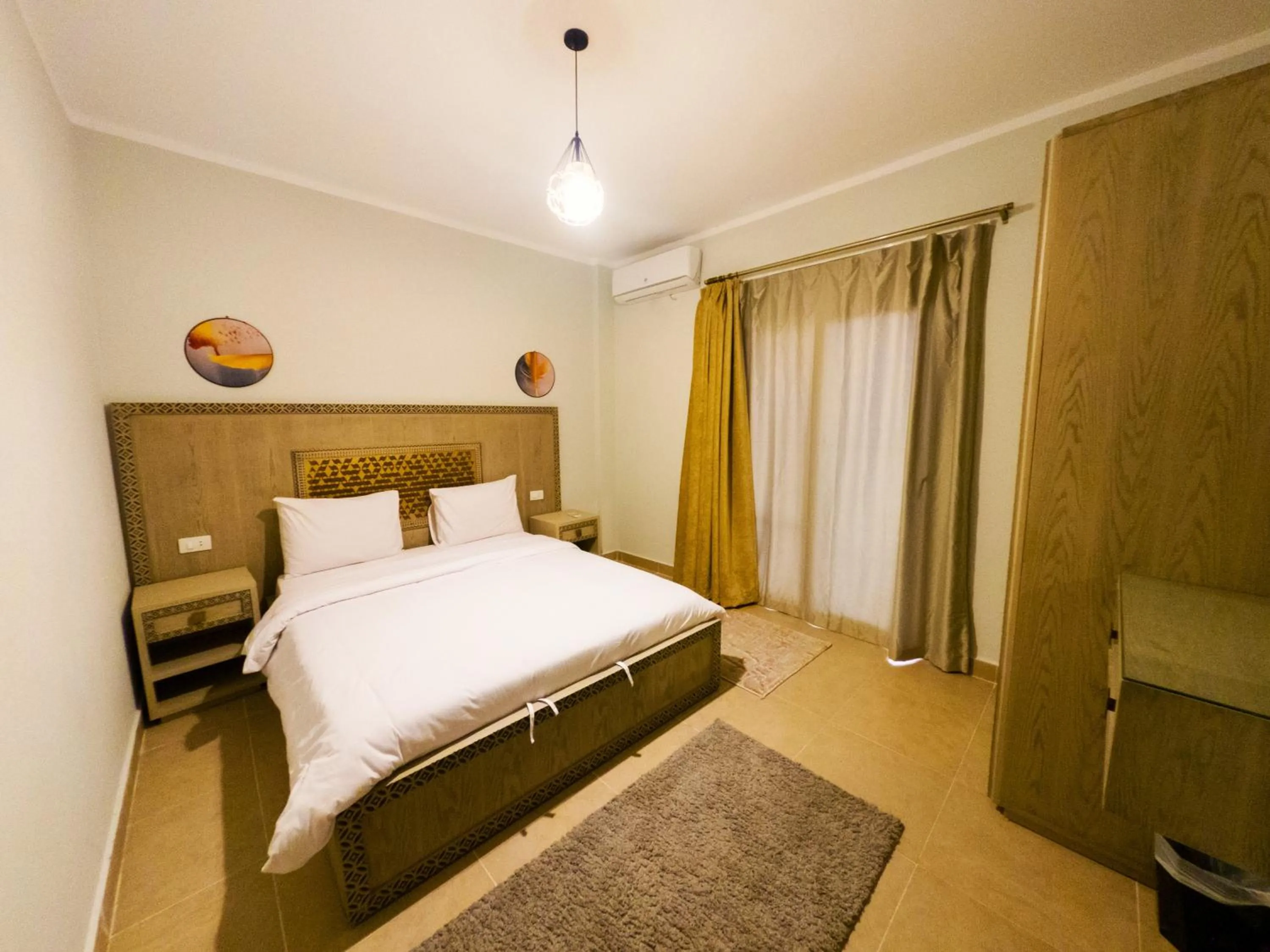 Bed in Blue Residence Dahab