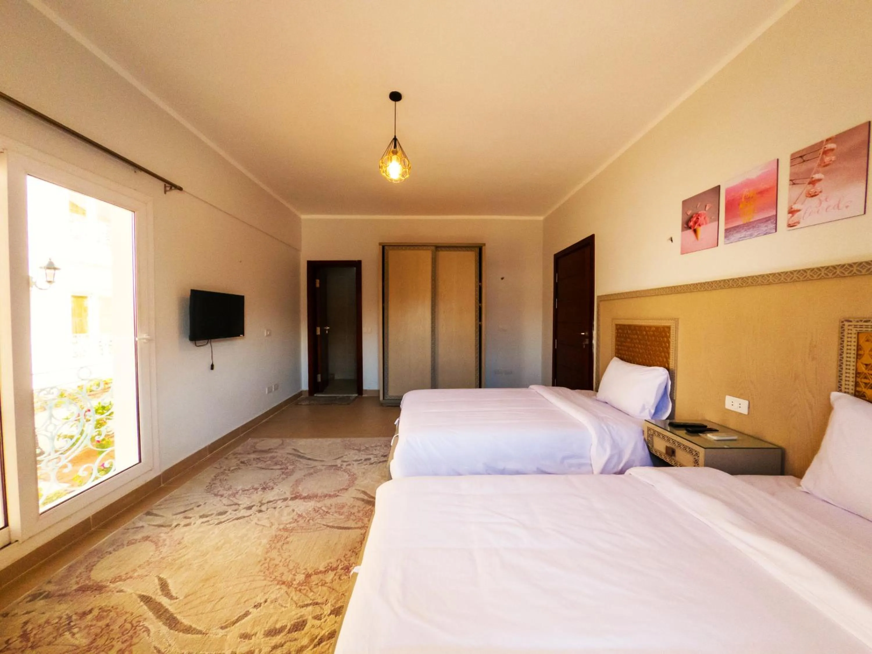 Bed in Blue Residence Dahab