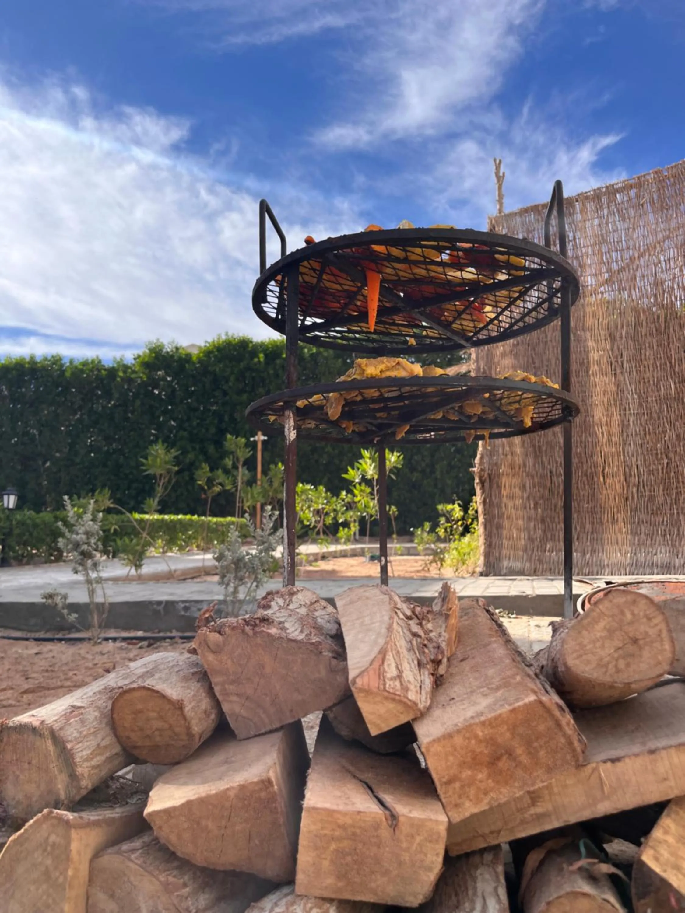 fireplace in Blue Residence Dahab