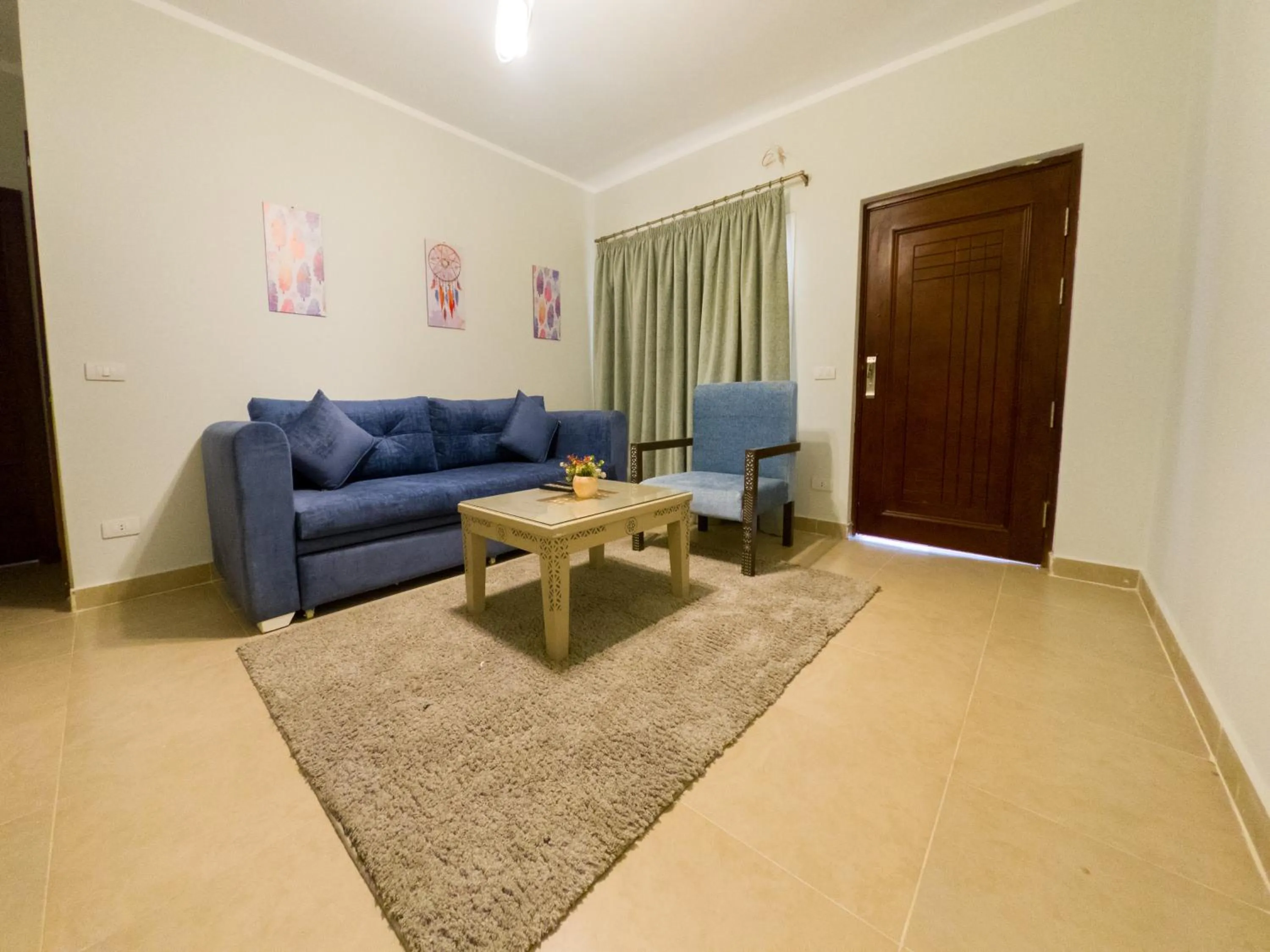Seating area in Blue Residence Dahab
