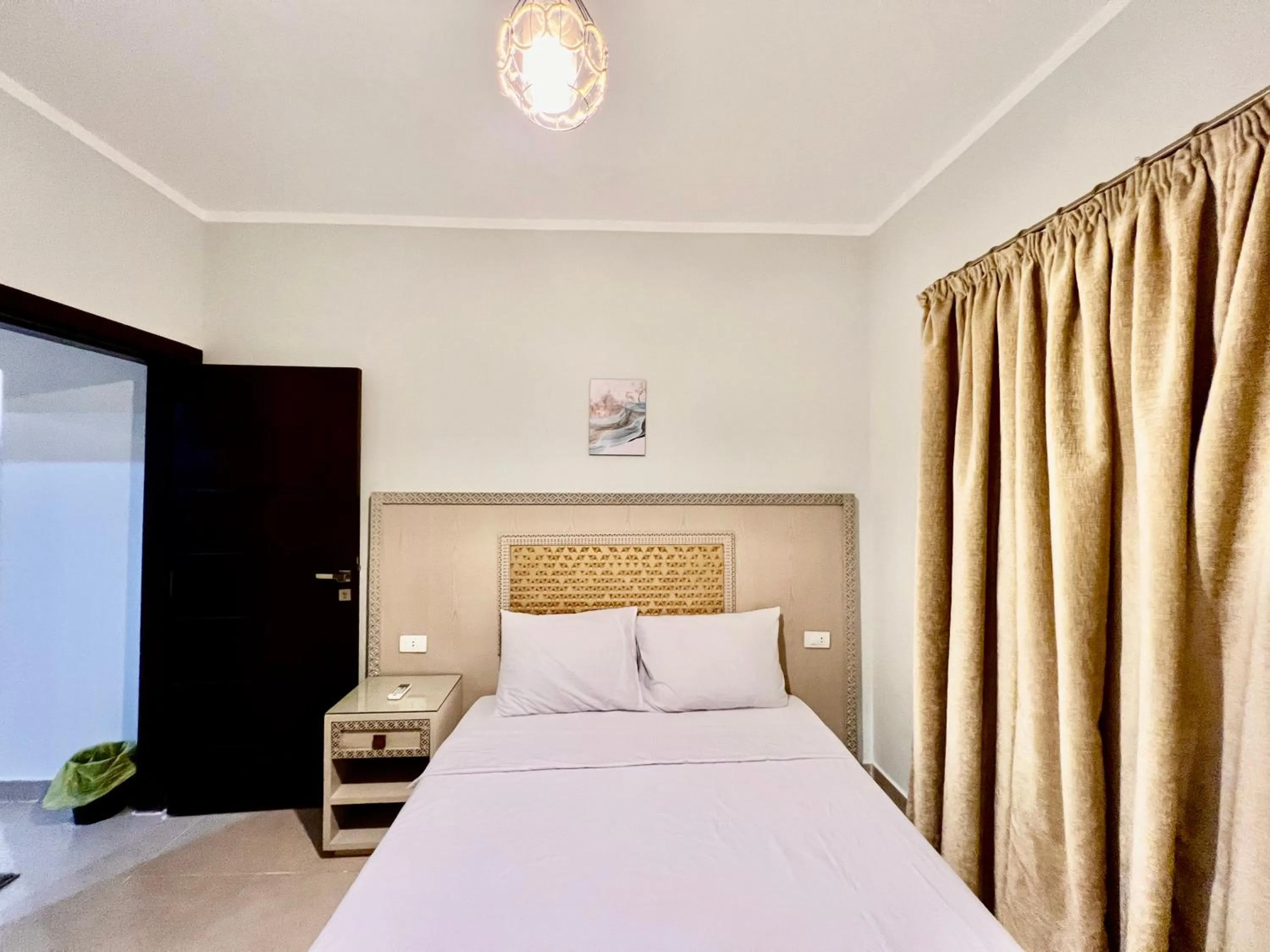 Bed in Blue Residence Dahab