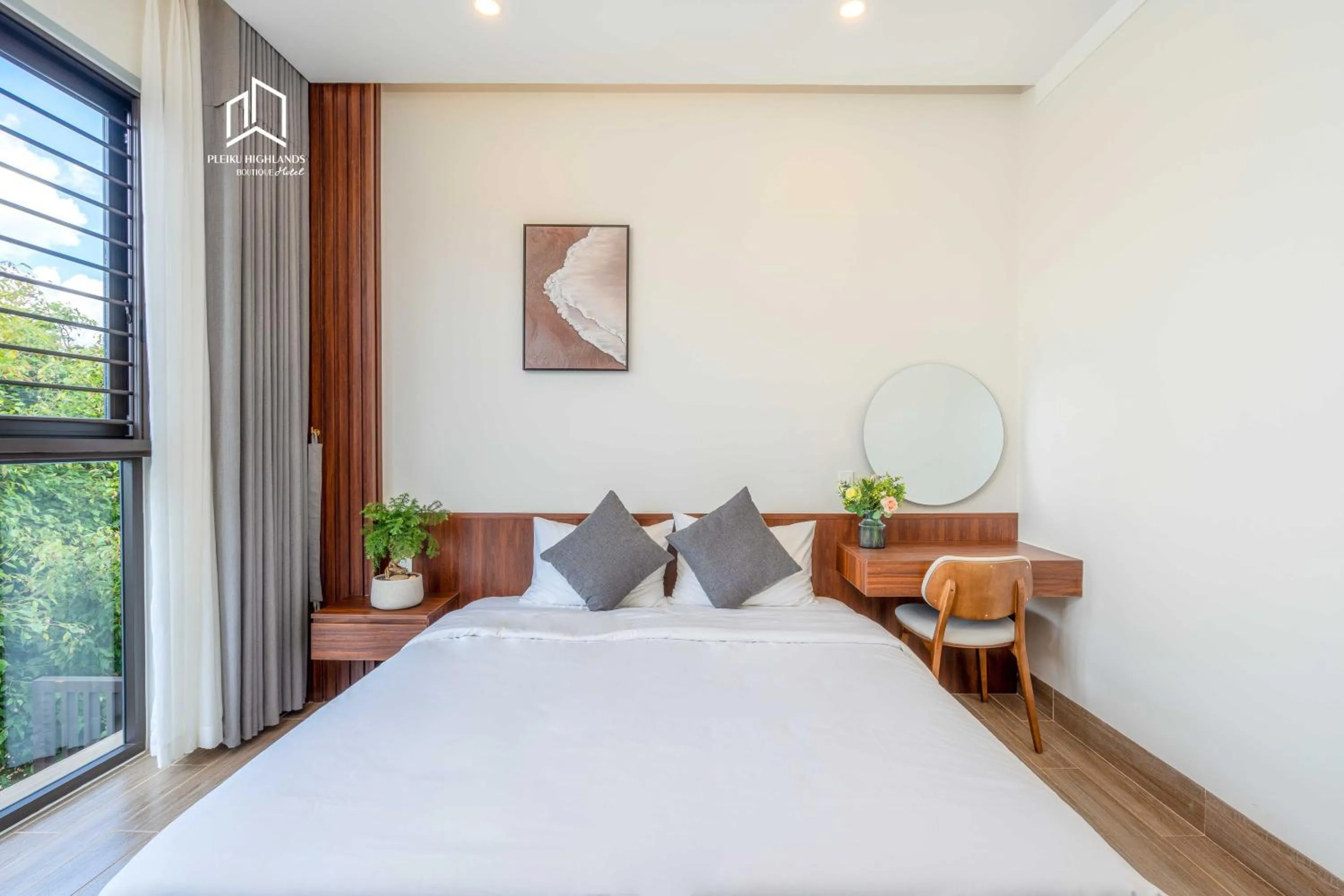 Photo of the whole room, Bed in PLEIKU HIGHLANDS BOUTIQUE HOTEL