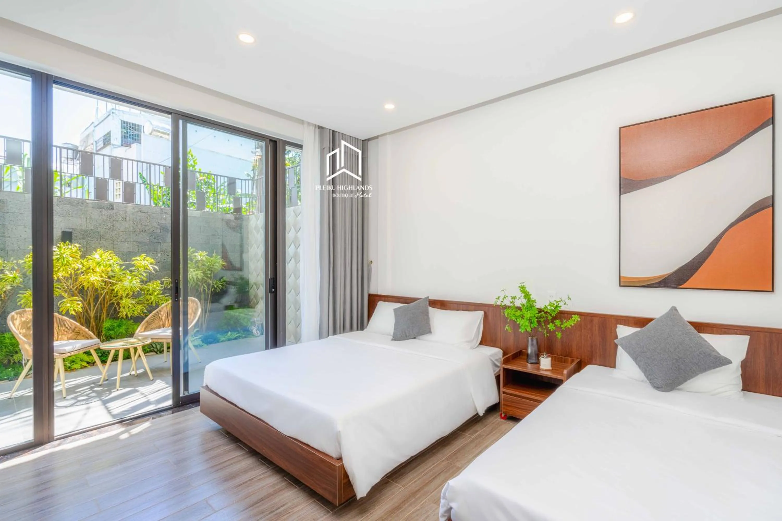 Photo of the whole room, Bed in PLEIKU HIGHLANDS BOUTIQUE HOTEL