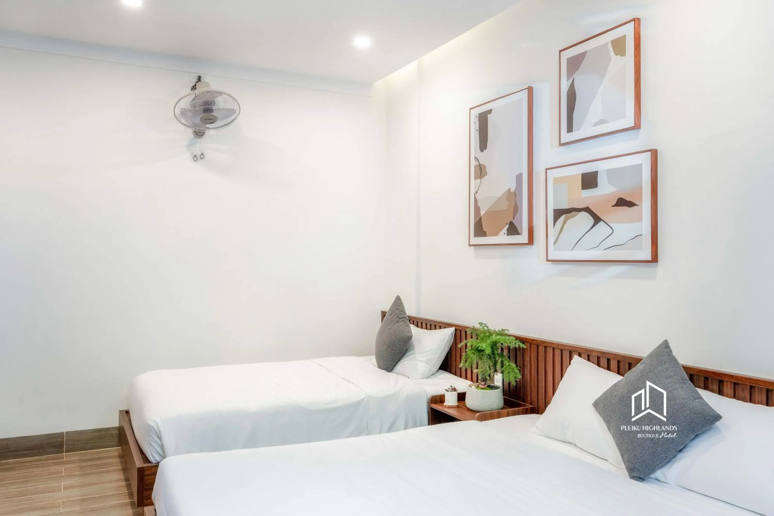 Bed in PLEIKU HIGHLANDS BOUTIQUE HOTEL