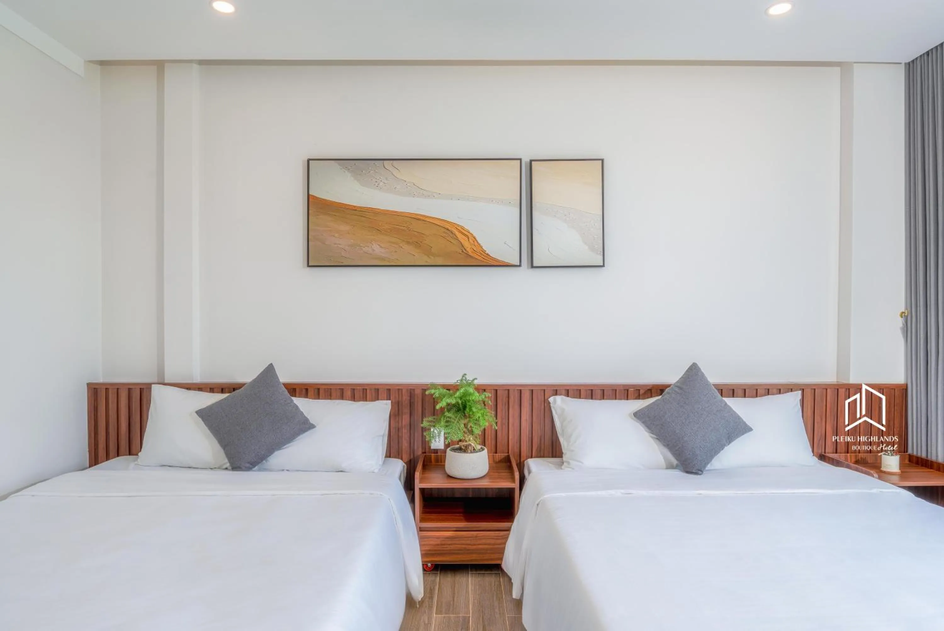 Photo of the whole room, Bed in PLEIKU HIGHLANDS BOUTIQUE HOTEL