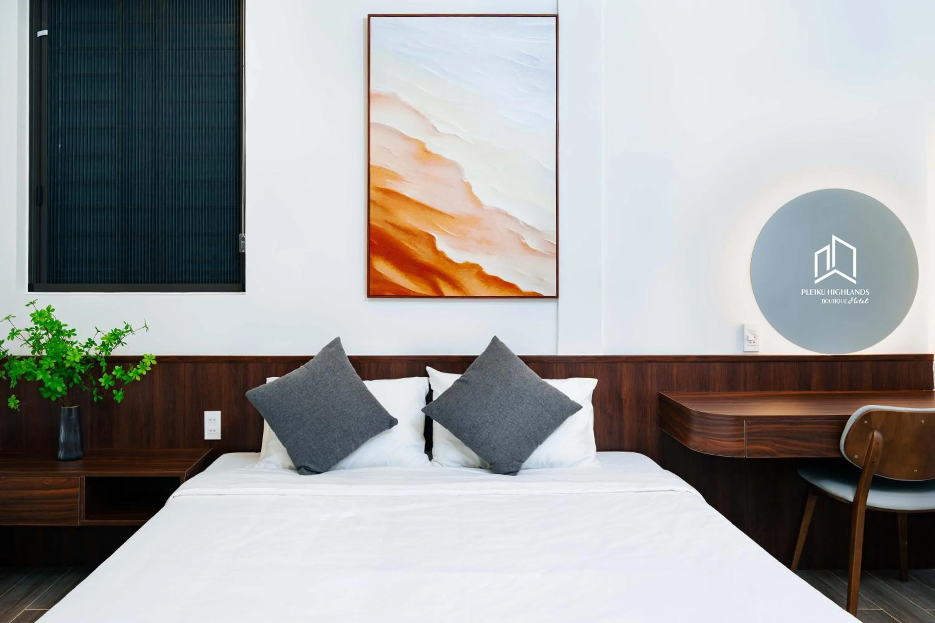 Photo of the whole room, Bed in PLEIKU HIGHLANDS BOUTIQUE HOTEL