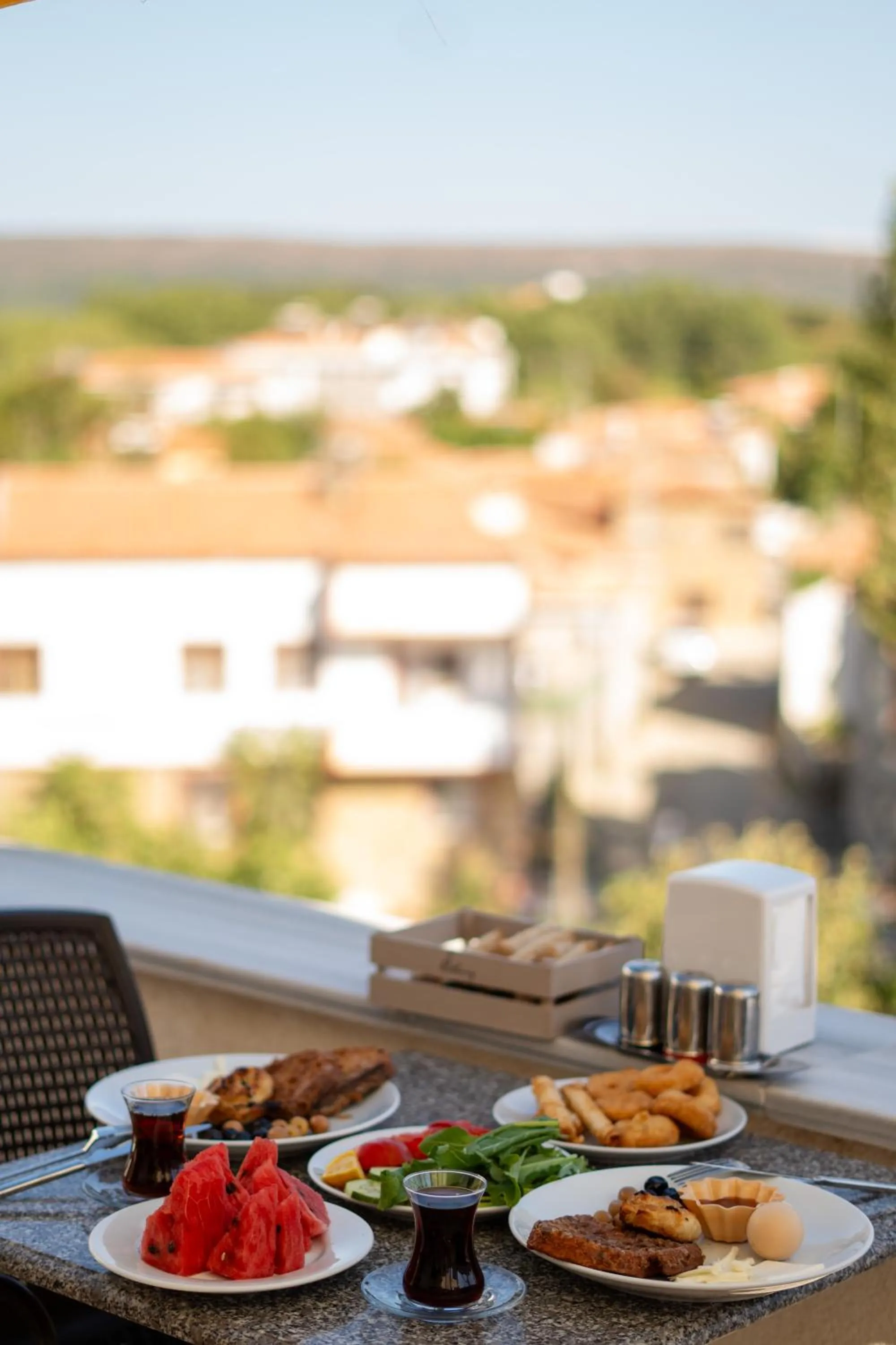 Breakfast in İmroz Adali's Hotel