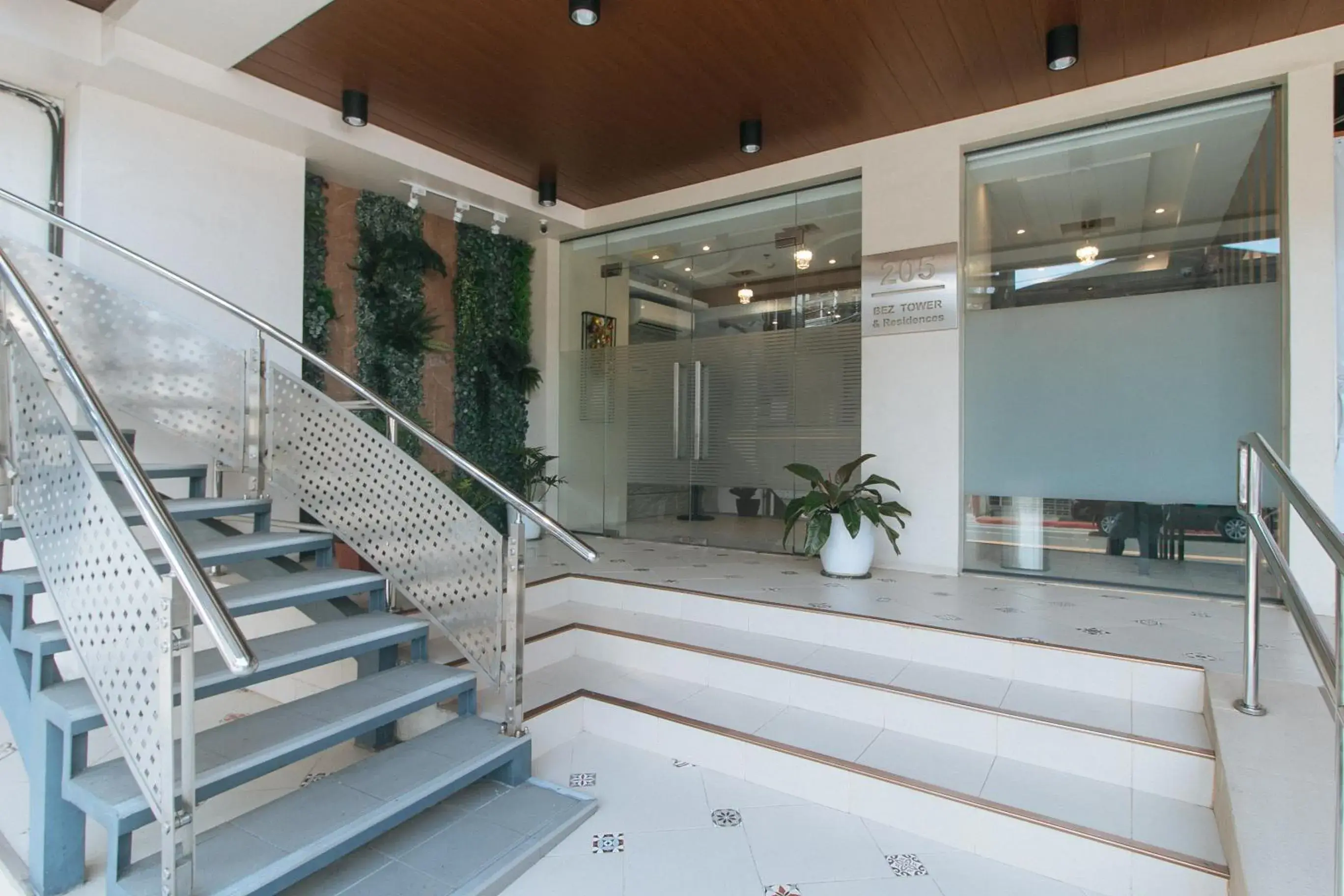 Facade/entrance in RedDoorz Plus @ Bez Tower and Residences San Juan Facade/entrance in RedDoorz Plus @ Bez Tower and Residences San Juan