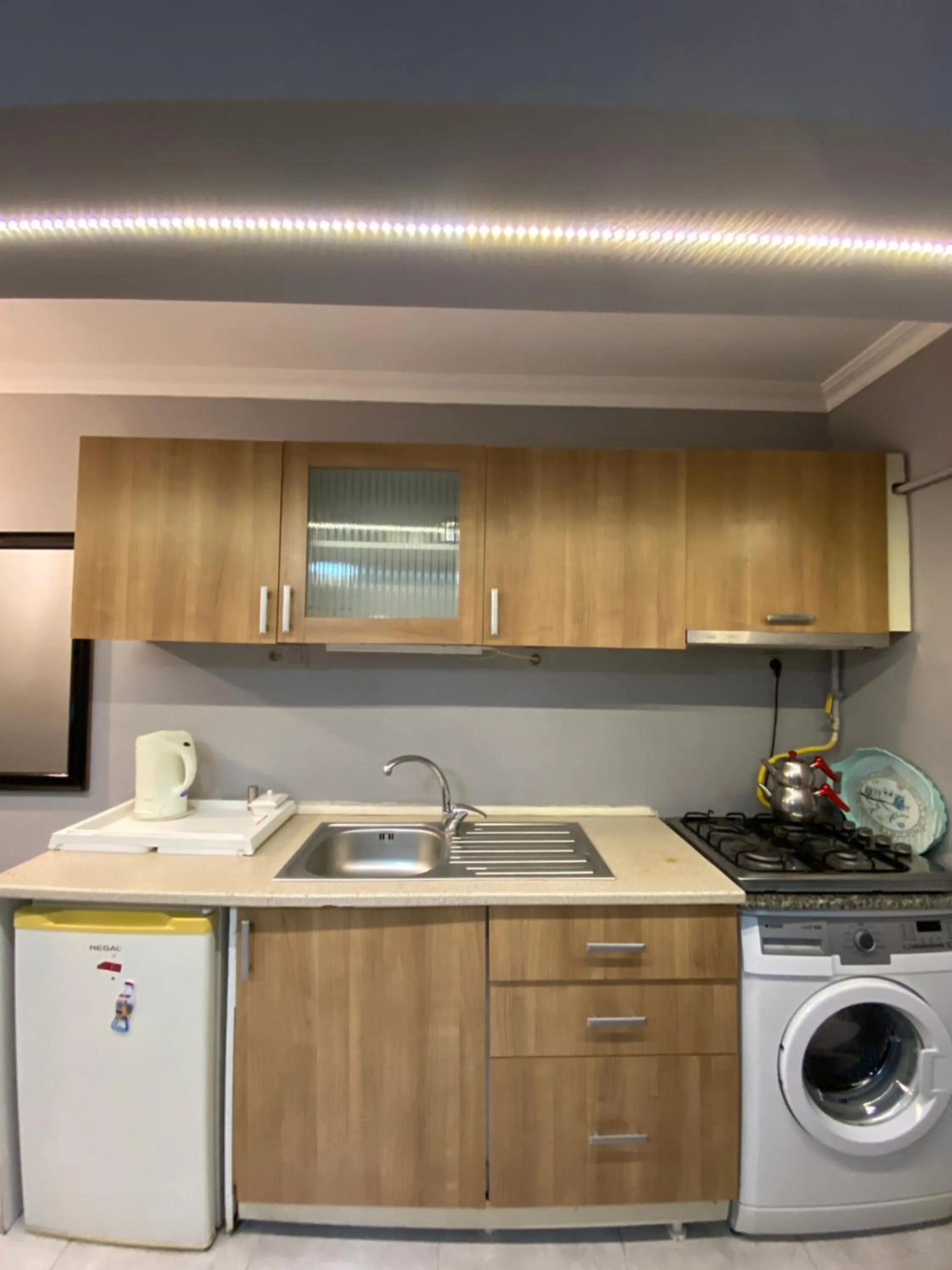 Kitchen or kitchenette in Araz Apart