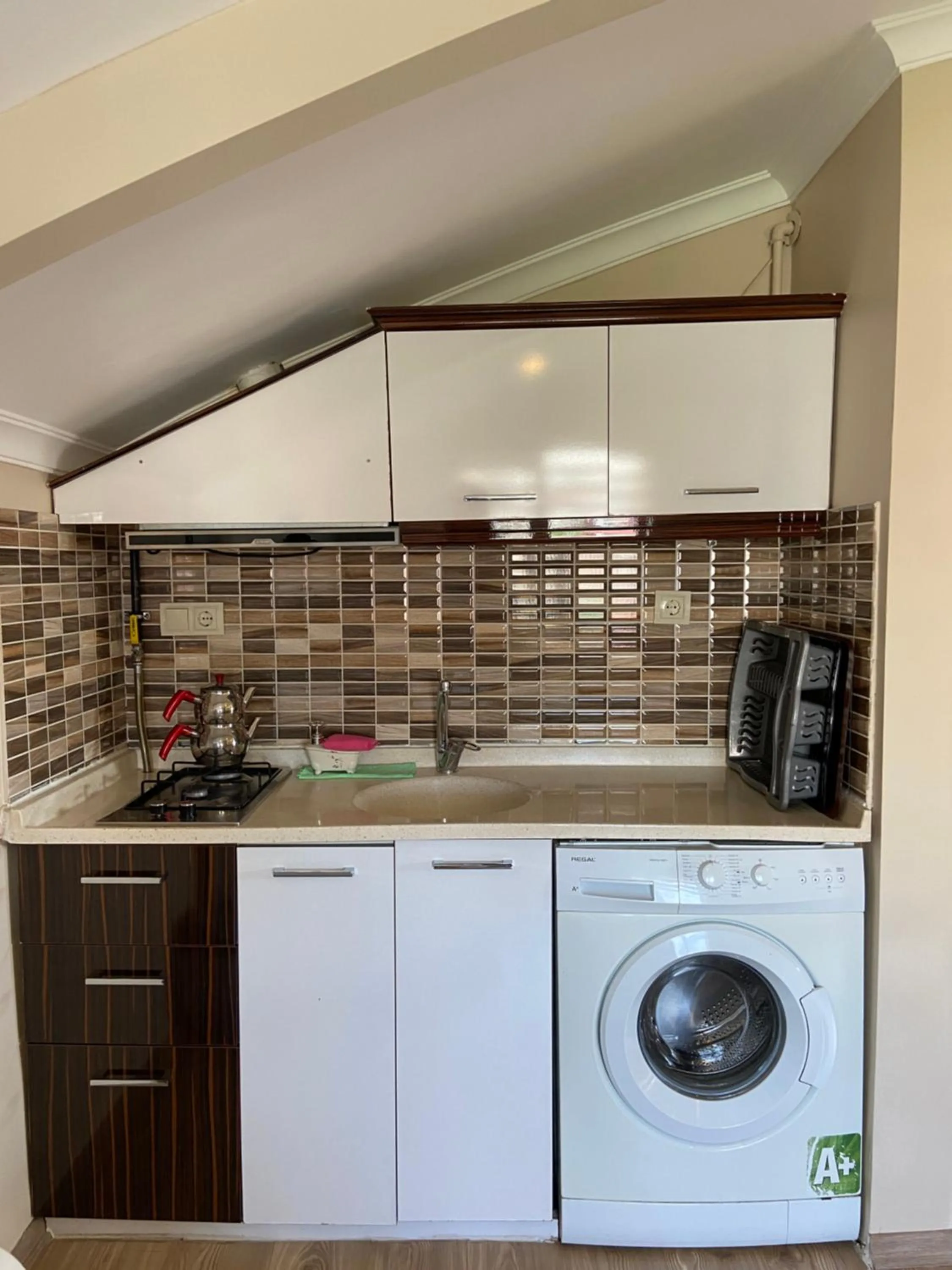 Kitchen or kitchenette in Araz Apart