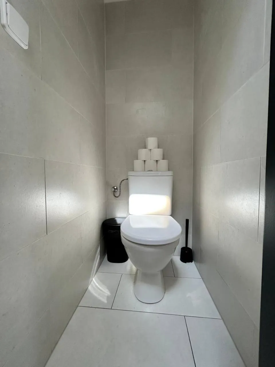 Toilet in Powder Tower Suites