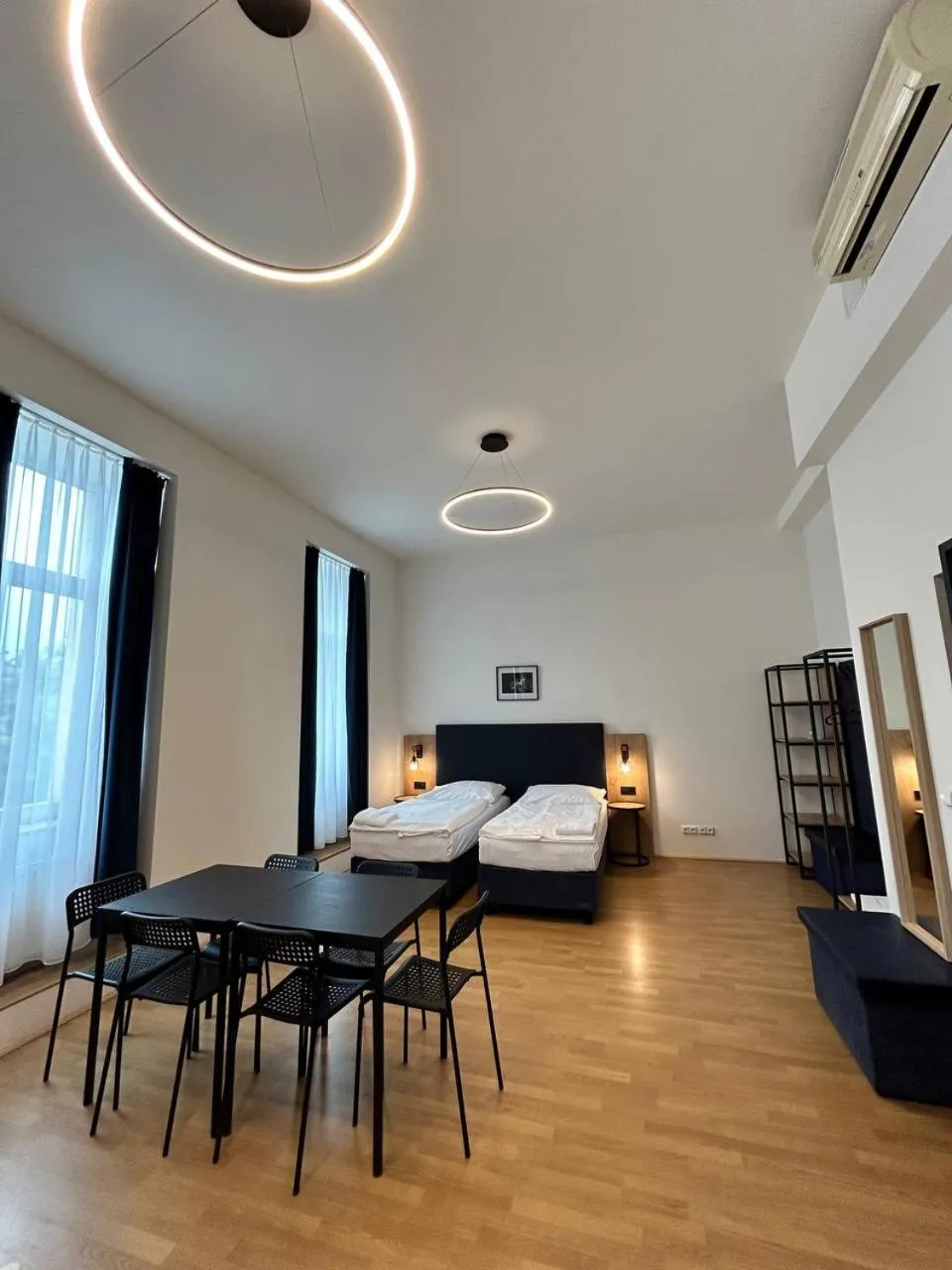 Bed in Powder Tower Suites