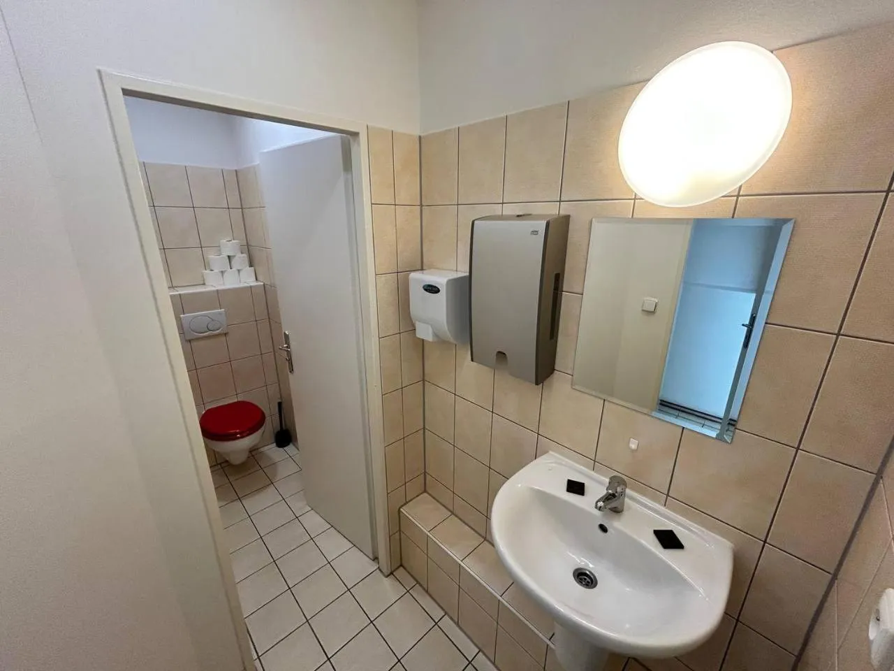 Toilet in Powder Tower Suites