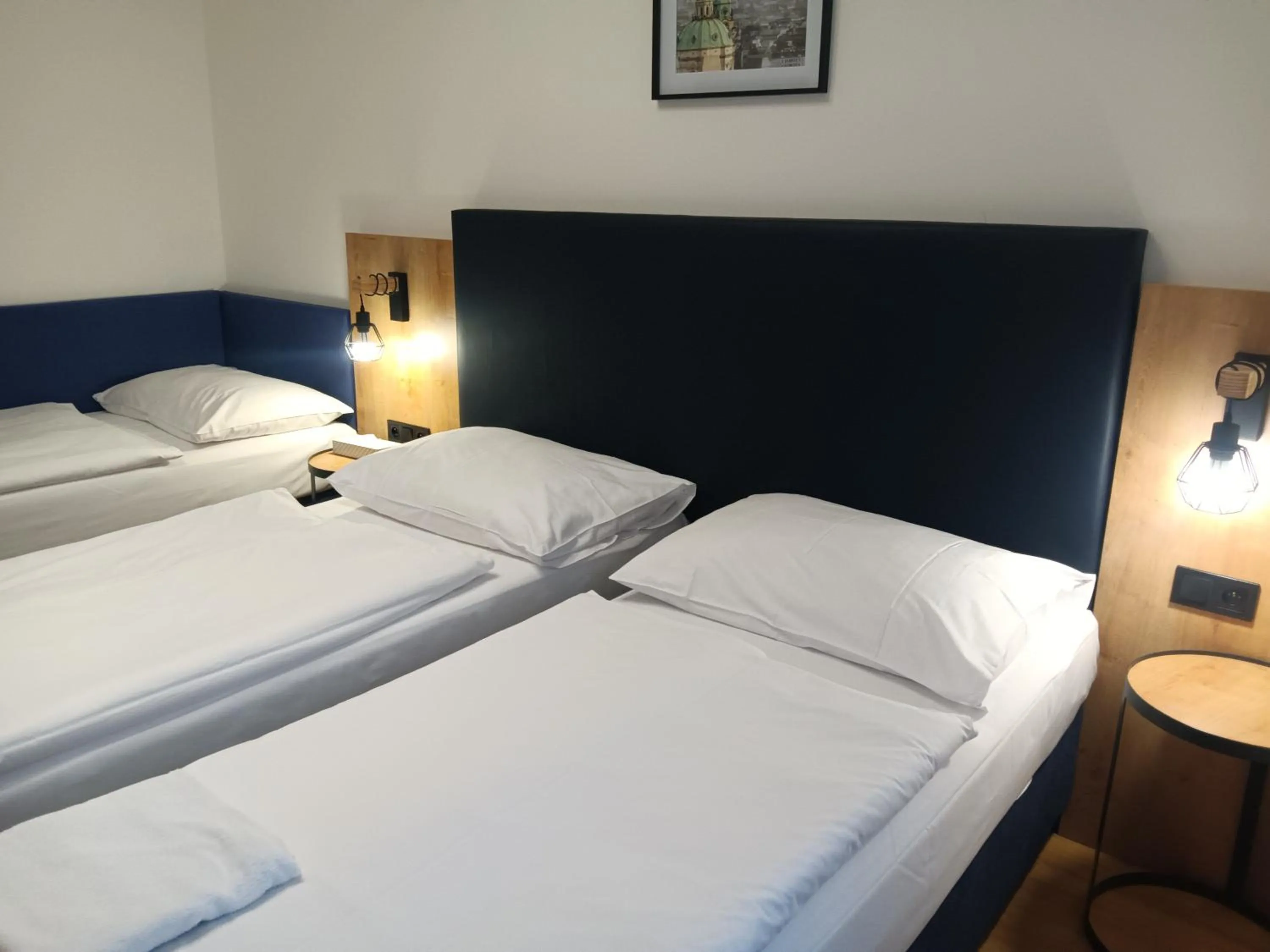 Bed in Powder Tower Suites