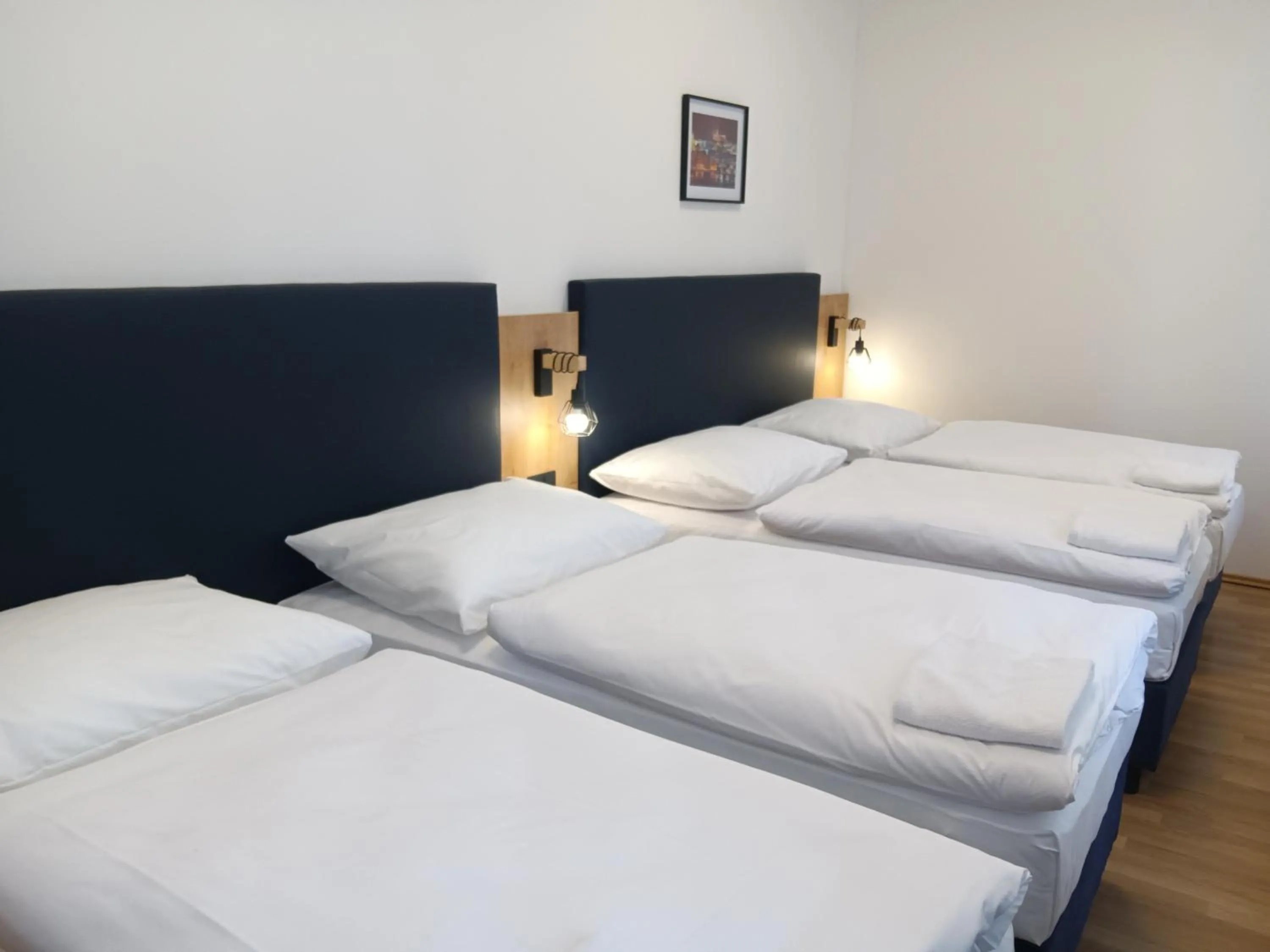 Bed in Powder Tower Suites