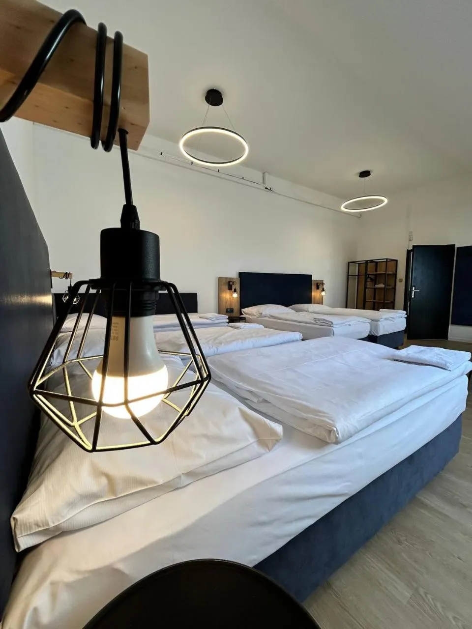 Bed in Powder Tower Suites