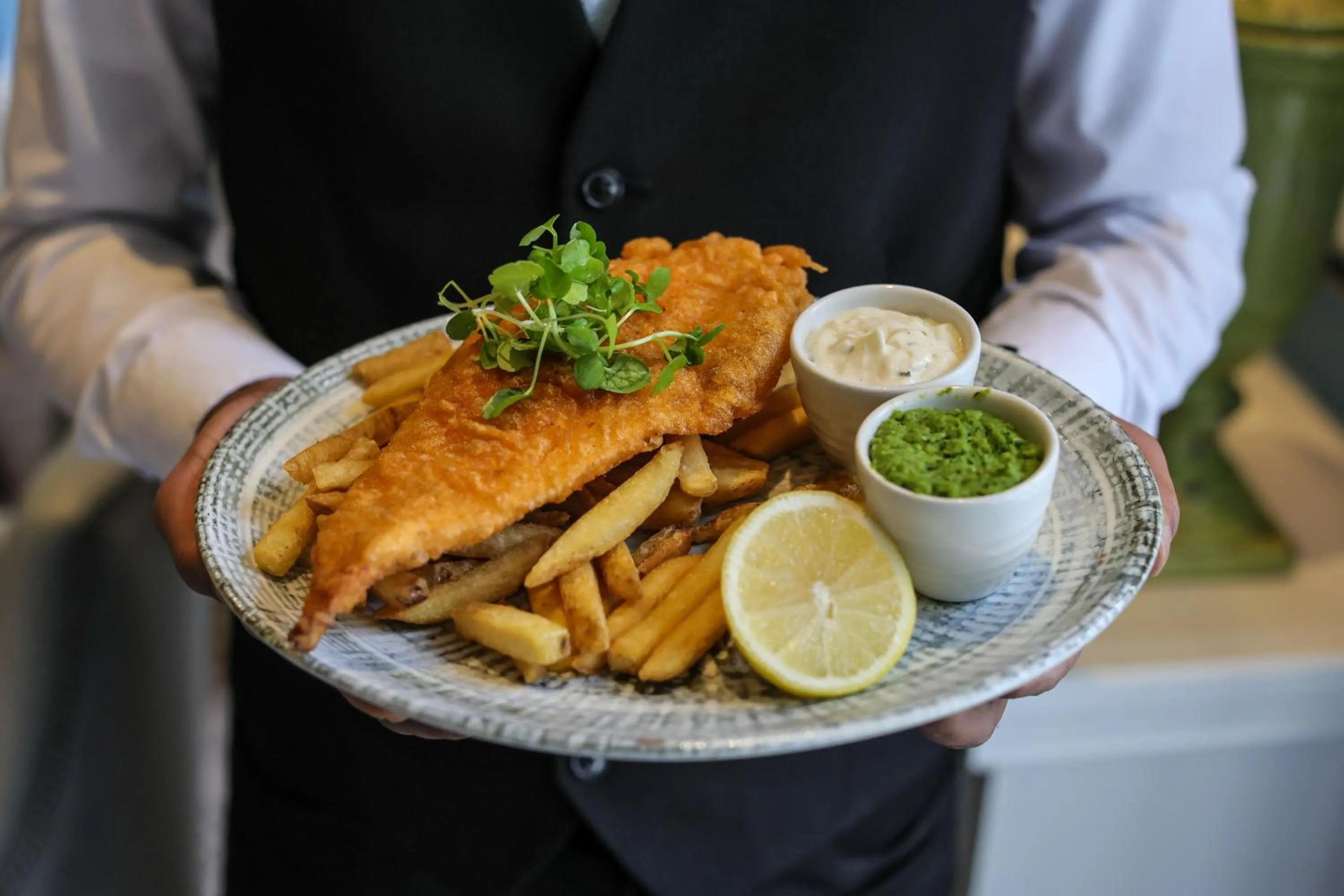 Food close-up in Queens Hotel Cheltenham
