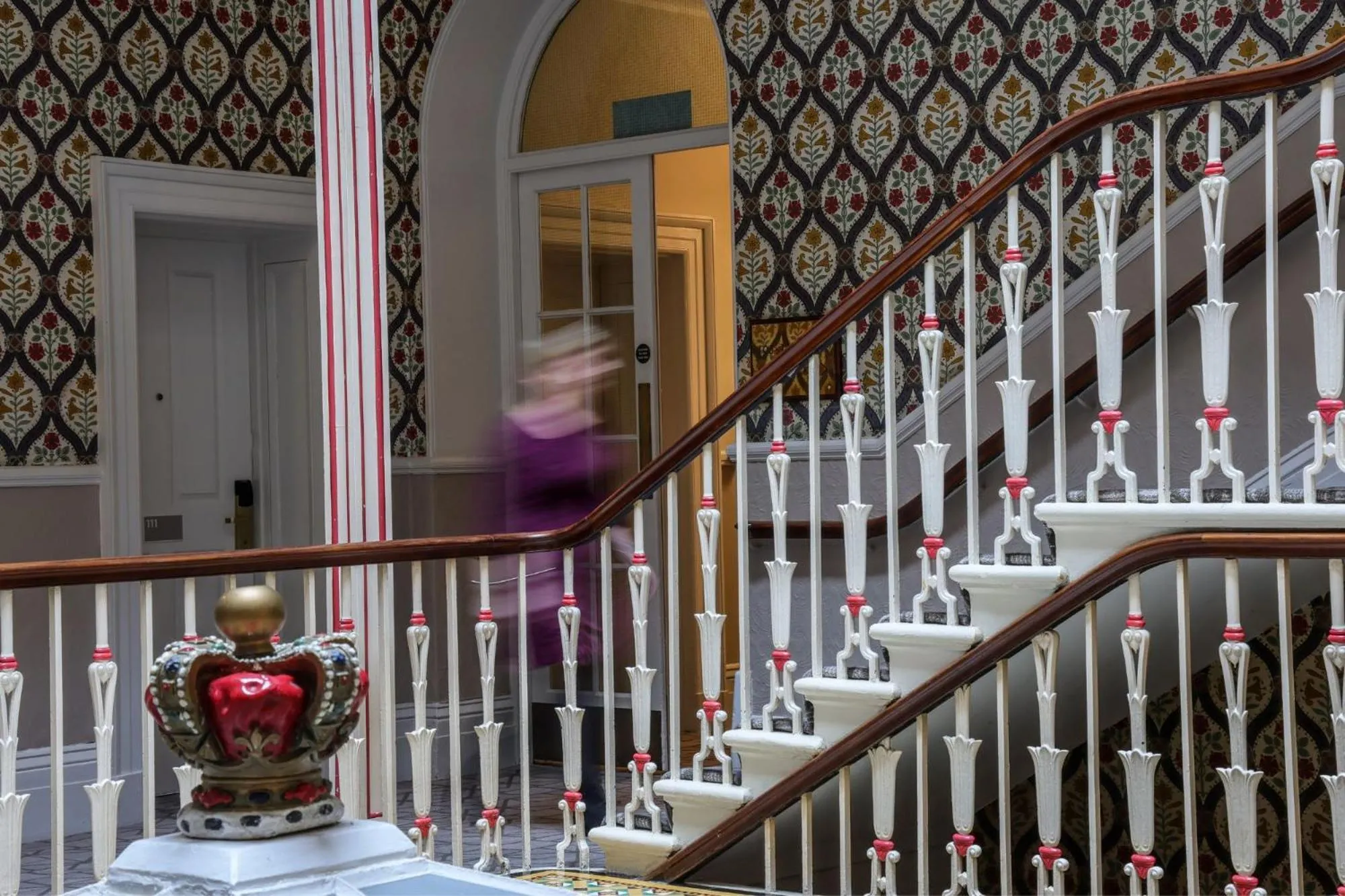 Guests in Queens Hotel Cheltenham