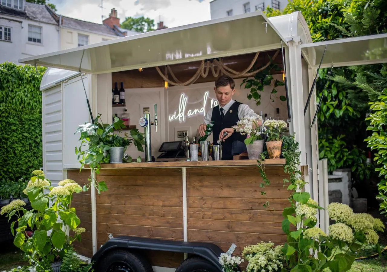 Garden in Queens Hotel Cheltenham