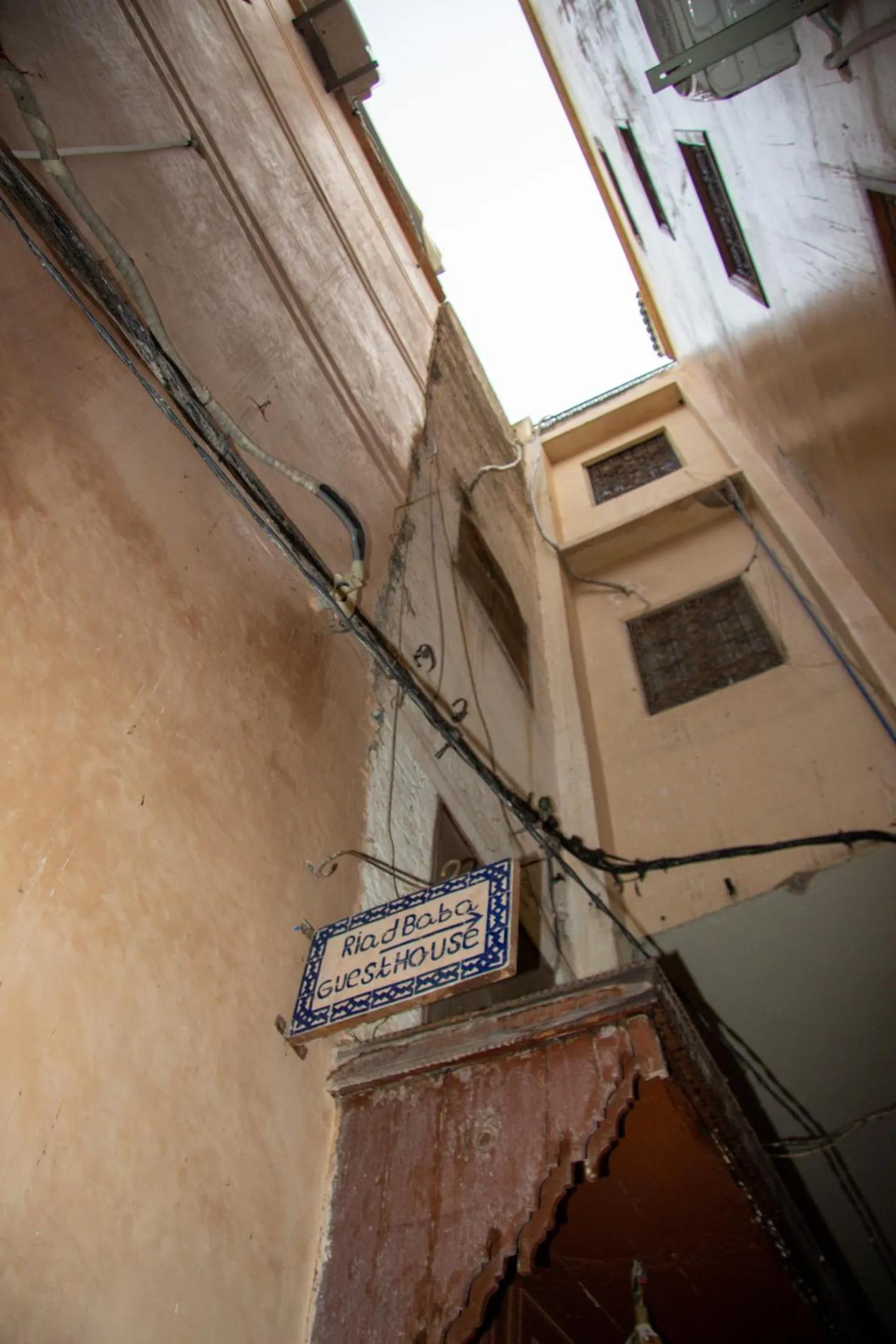 Facade/entrance in Riad Baba