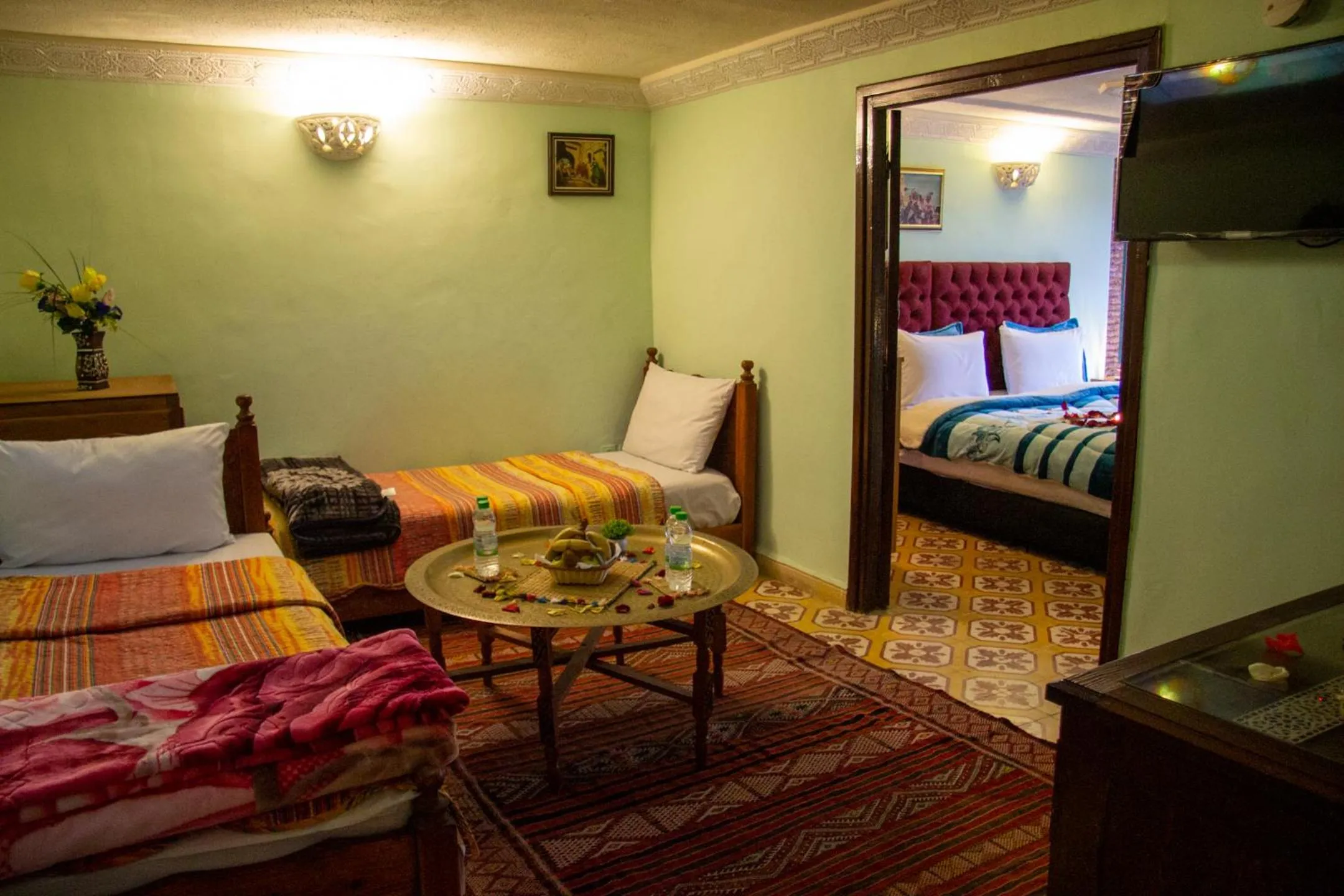 Bed in Riad Baba