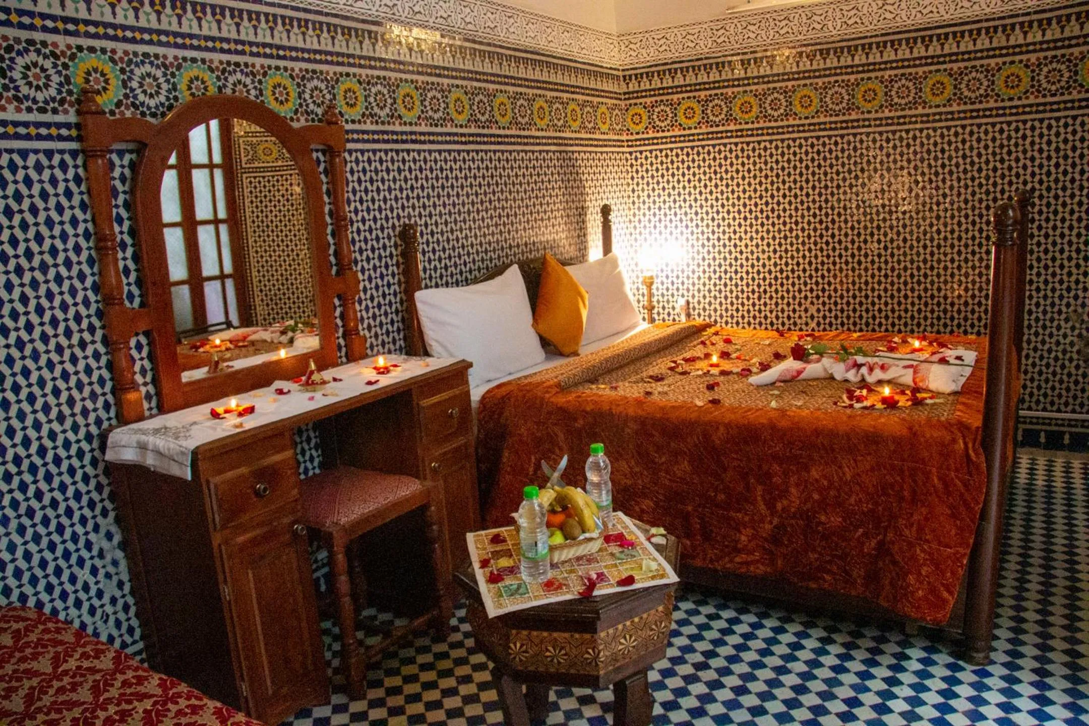Bed in Riad Baba