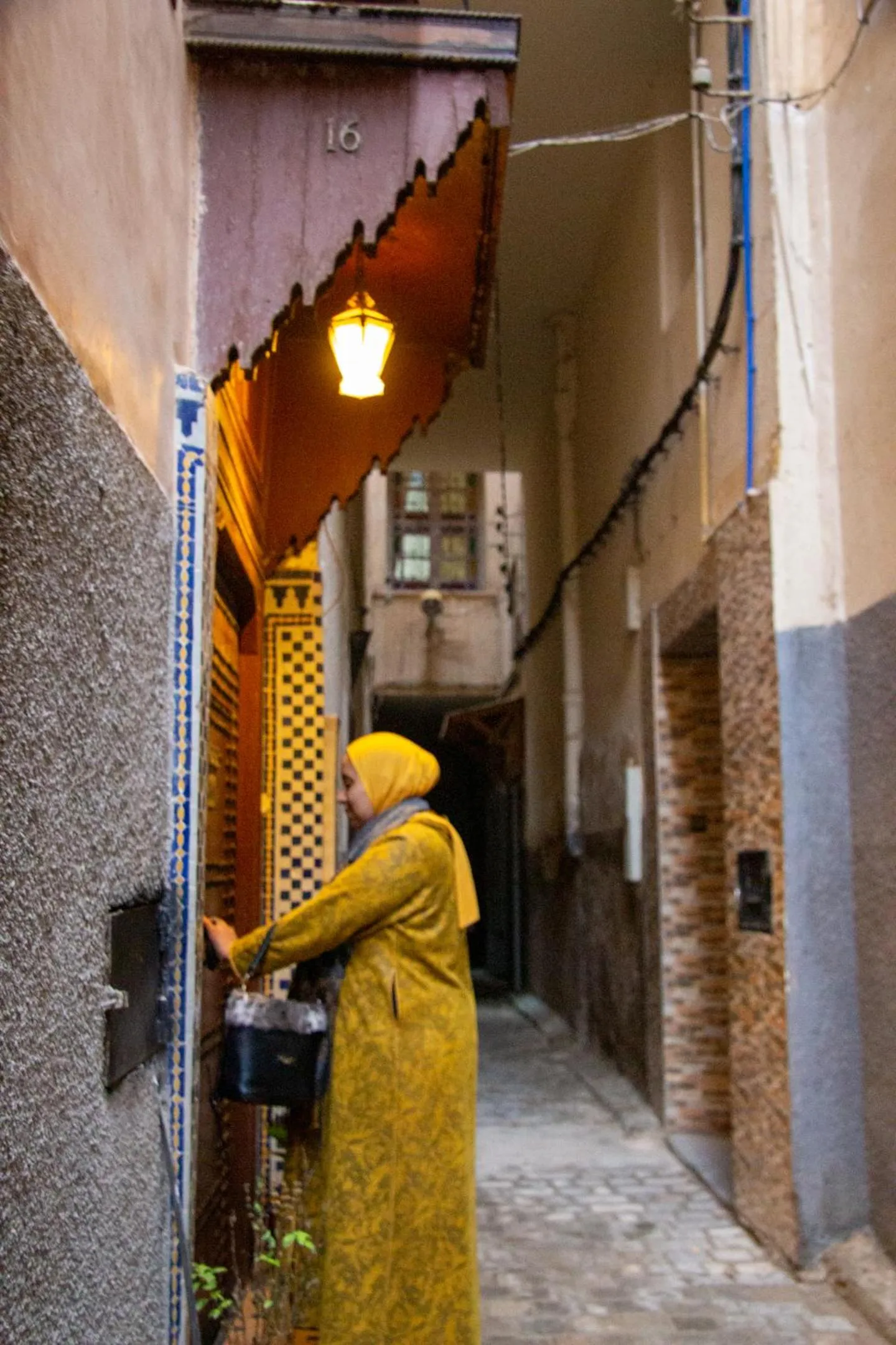 Facade/entrance in Riad Baba