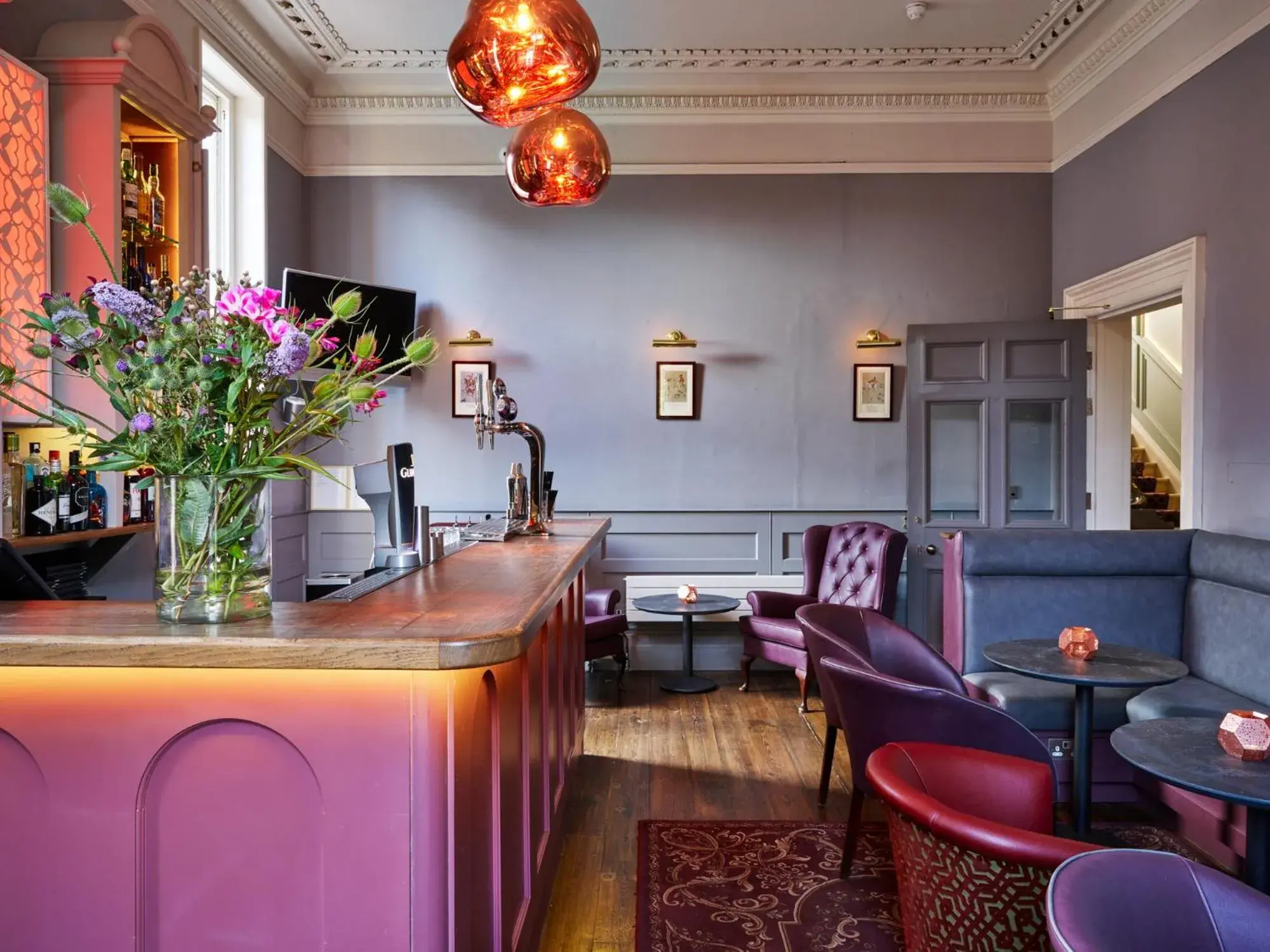 Lounge or bar in Cotswold Grange Lounge or bar in Cotswold Grange
