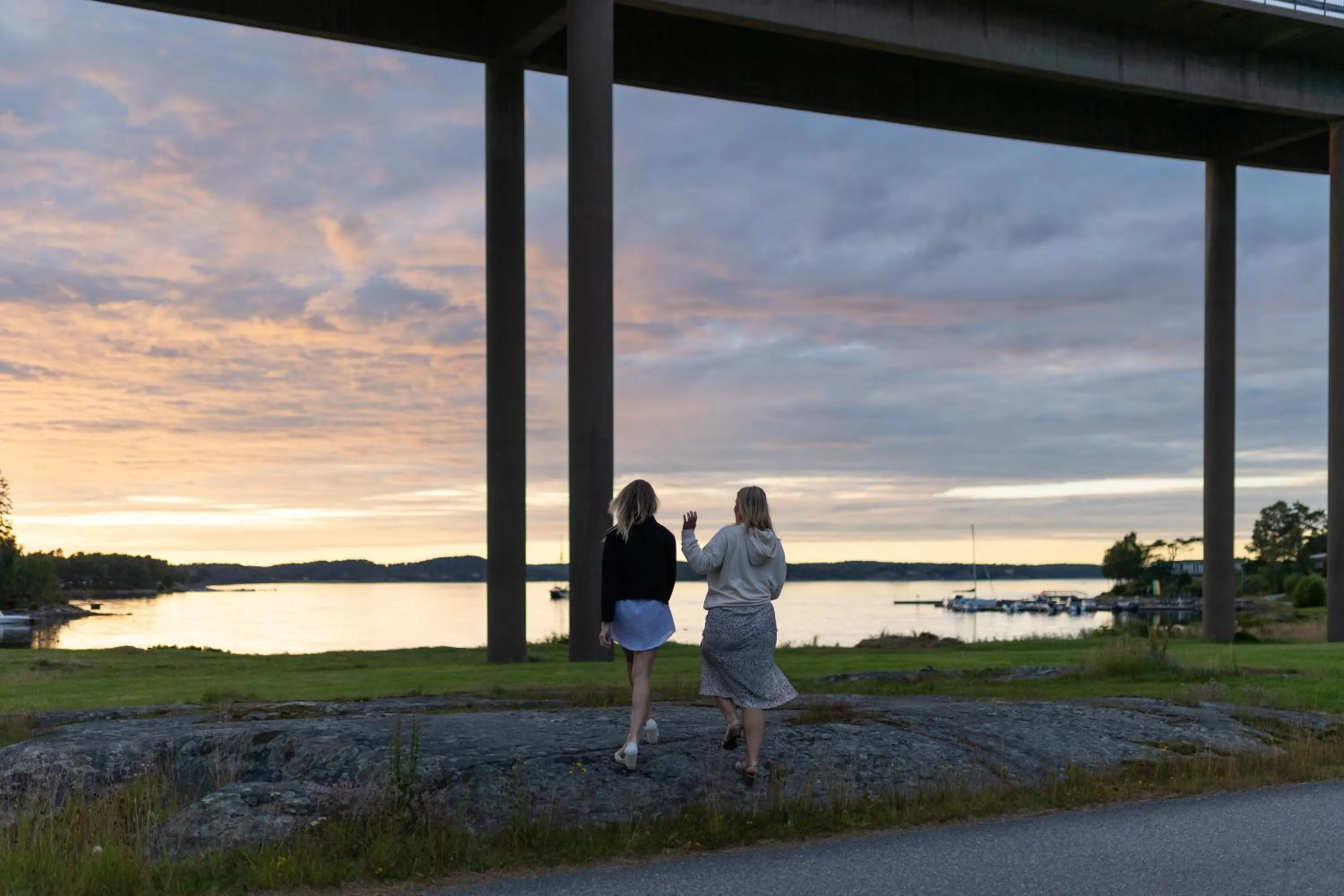 Sea view in Tjörnbro Arena