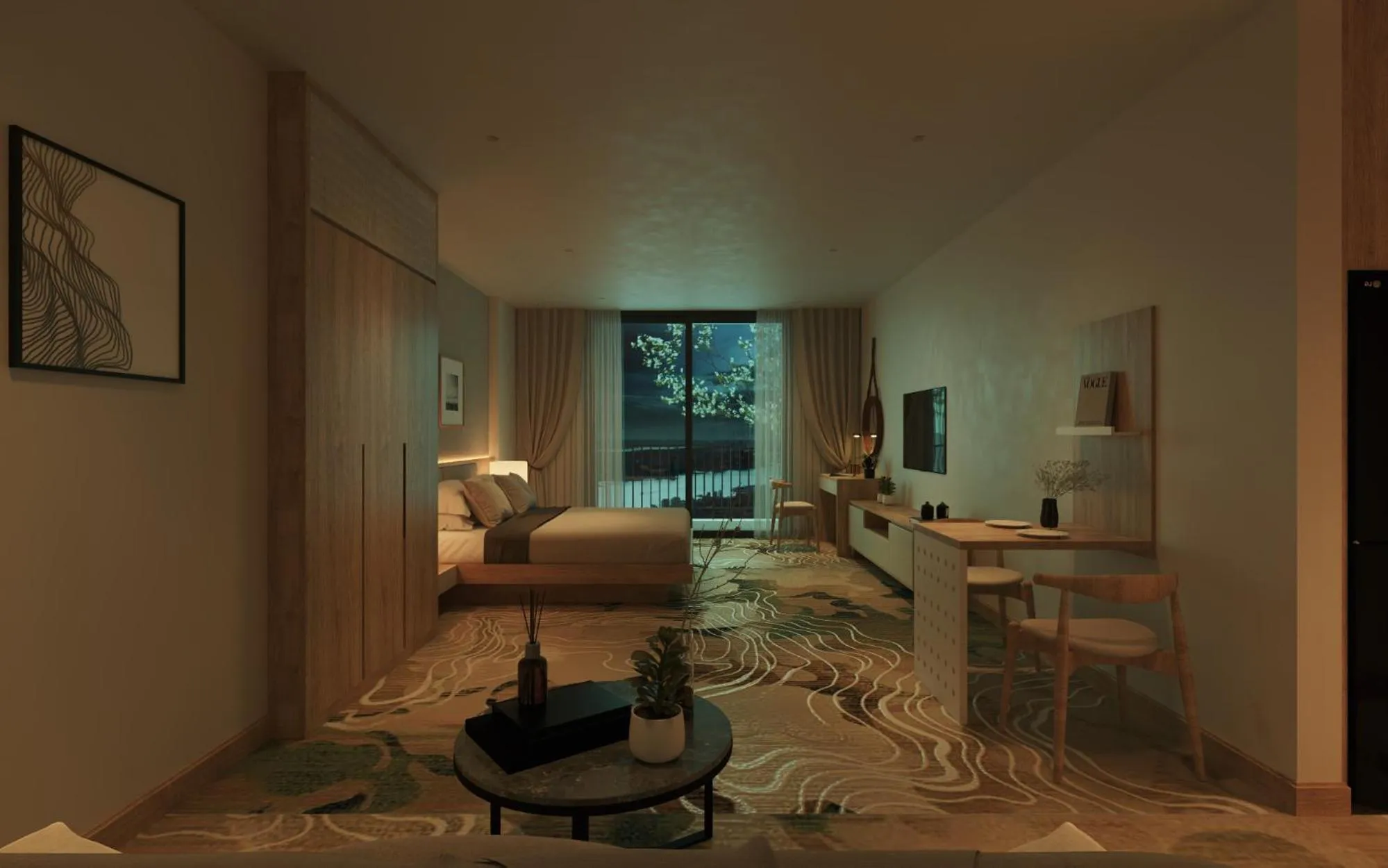 TV and multimedia in Fukurai Boutique Apartments Ha Noi