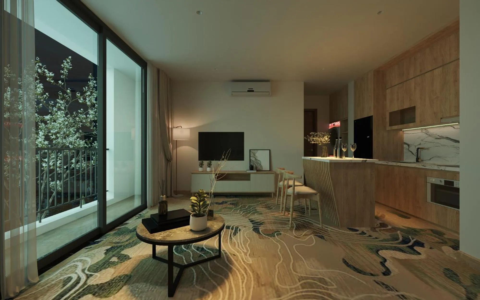 TV and multimedia in Fukurai Boutique Apartments Ha Noi