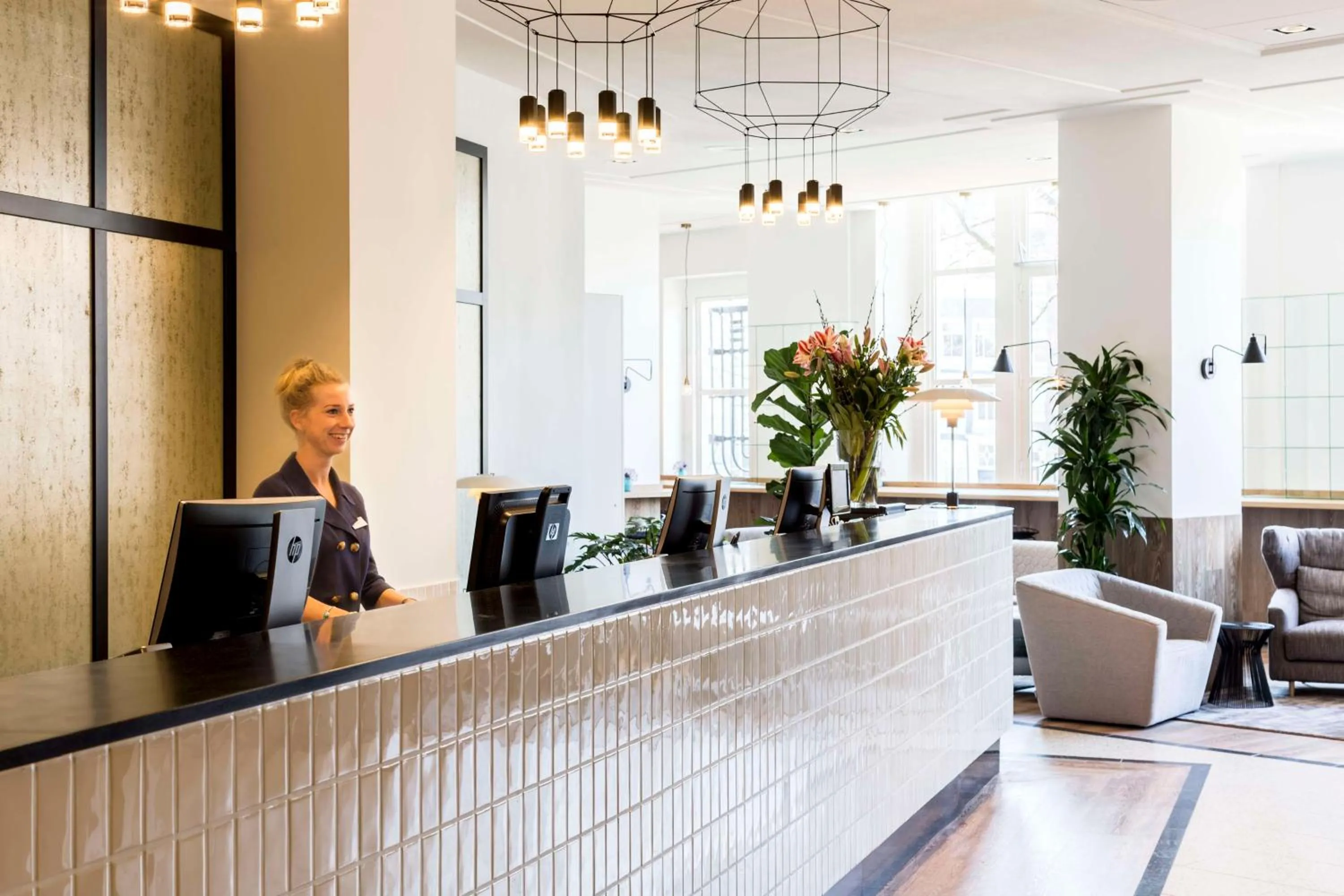 Lobby or reception in NH City Centre Amsterdam