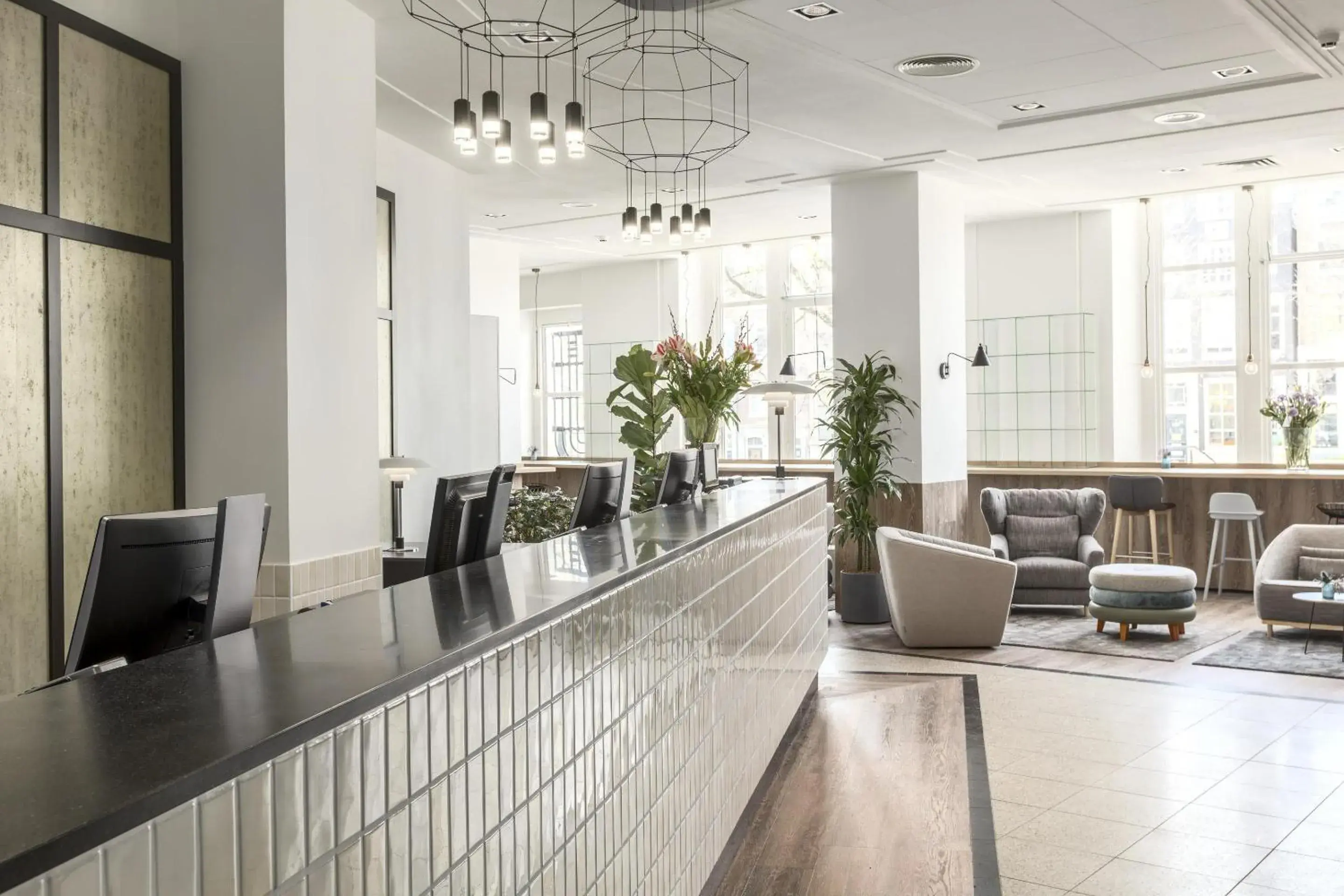 Lobby or reception in NH City Centre Amsterdam Lobby or reception in NH City Centre Amsterdam