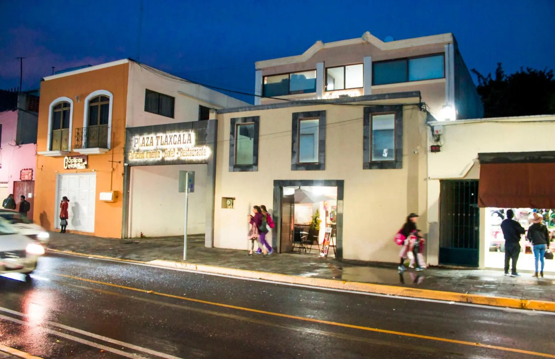 Property building in Hotel Tlaxcala