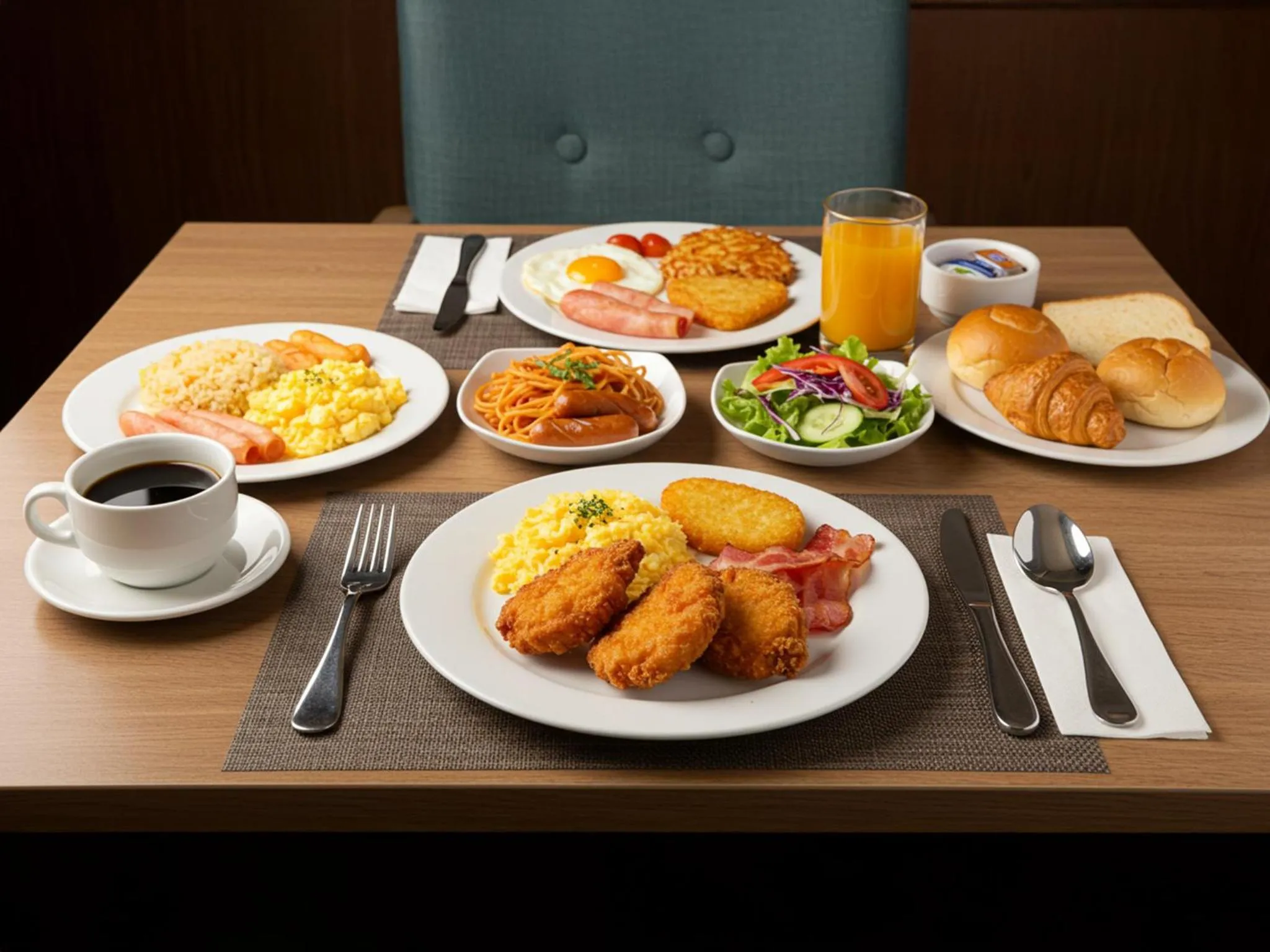 Breakfast in Hotel Skypark Dongdaemun I