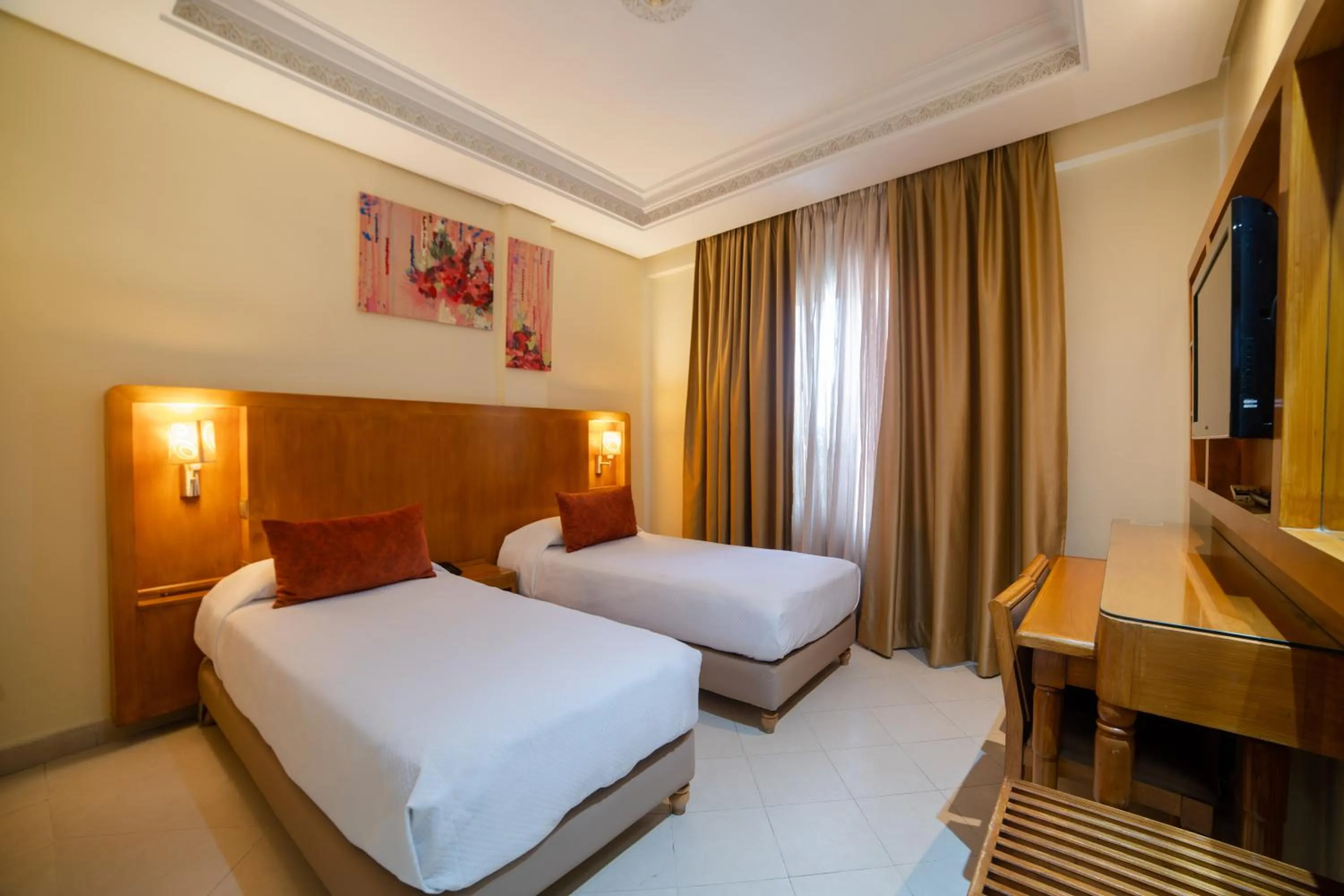 Bed in Hotel Palais Al Bahja