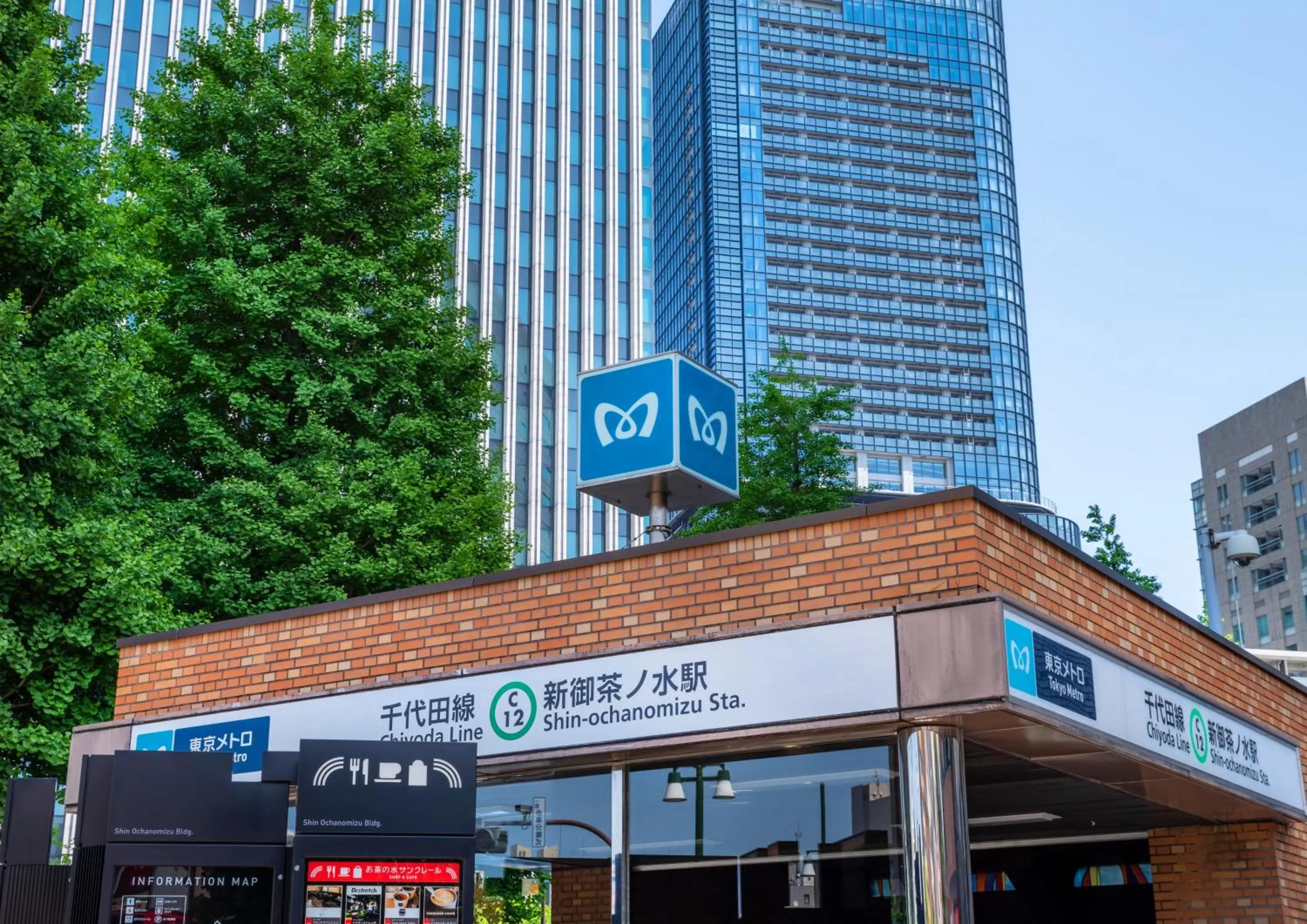 Location in Saka no Hotel Tretio Ochanomizu